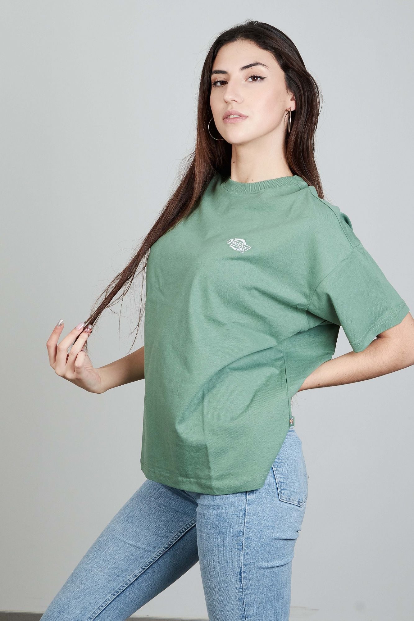 DICKIES SUMMERDALE TEE SS W en color VERDE (3)