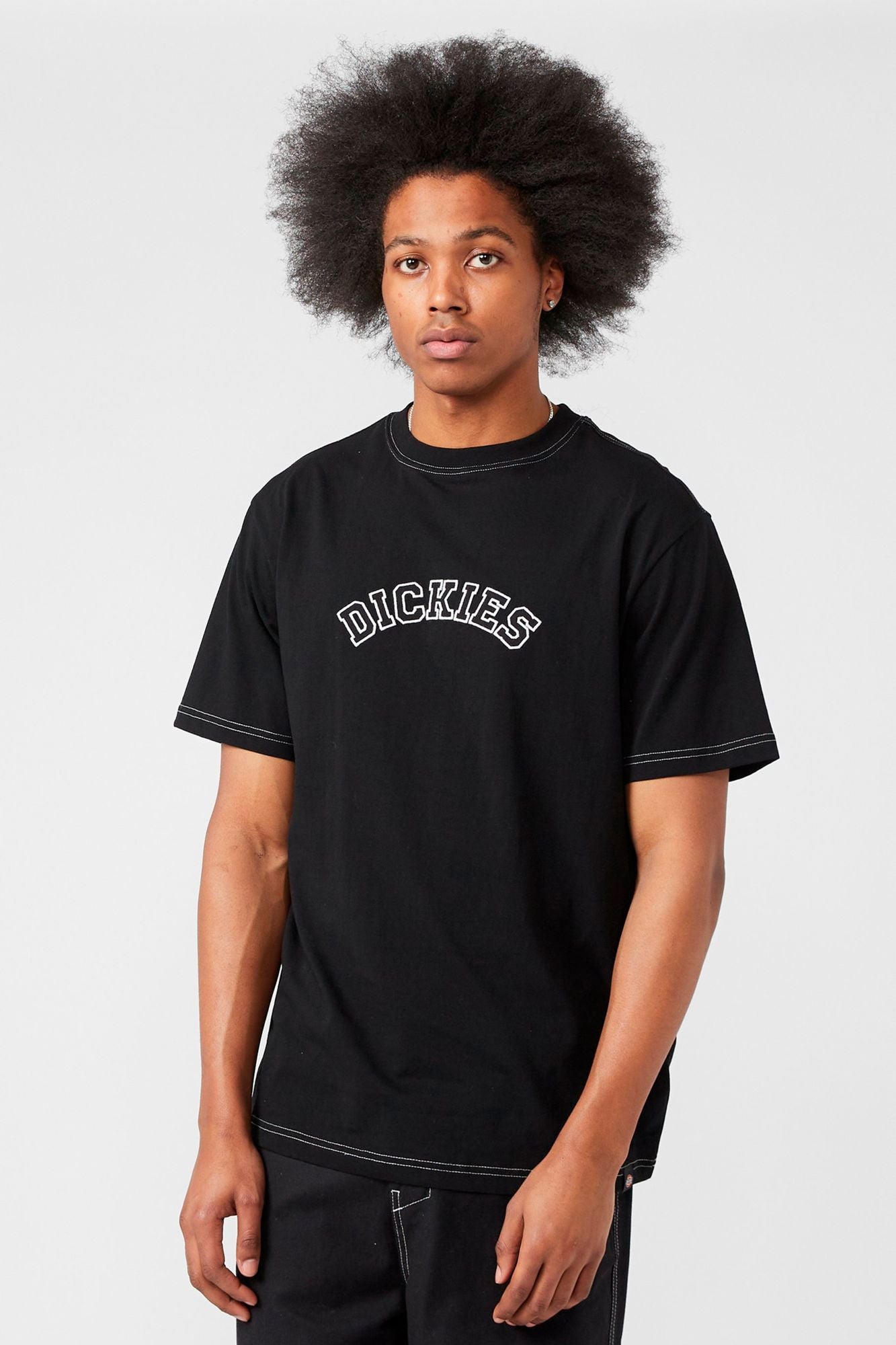 DICKIES WEST VALE TEE SS en color NEGRO (1)