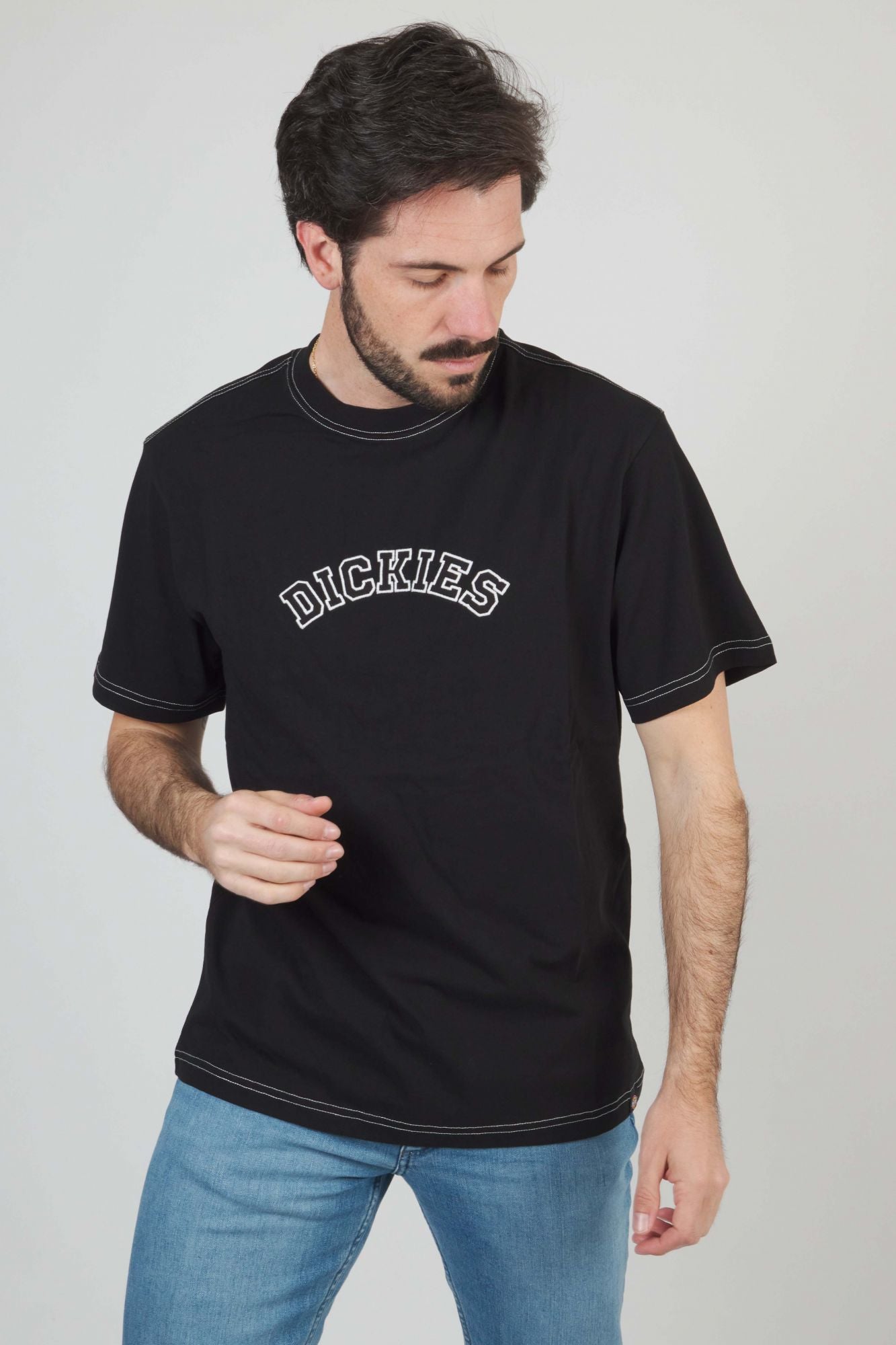 DICKIES WEST VALE TEE SS en color NEGRO (3)