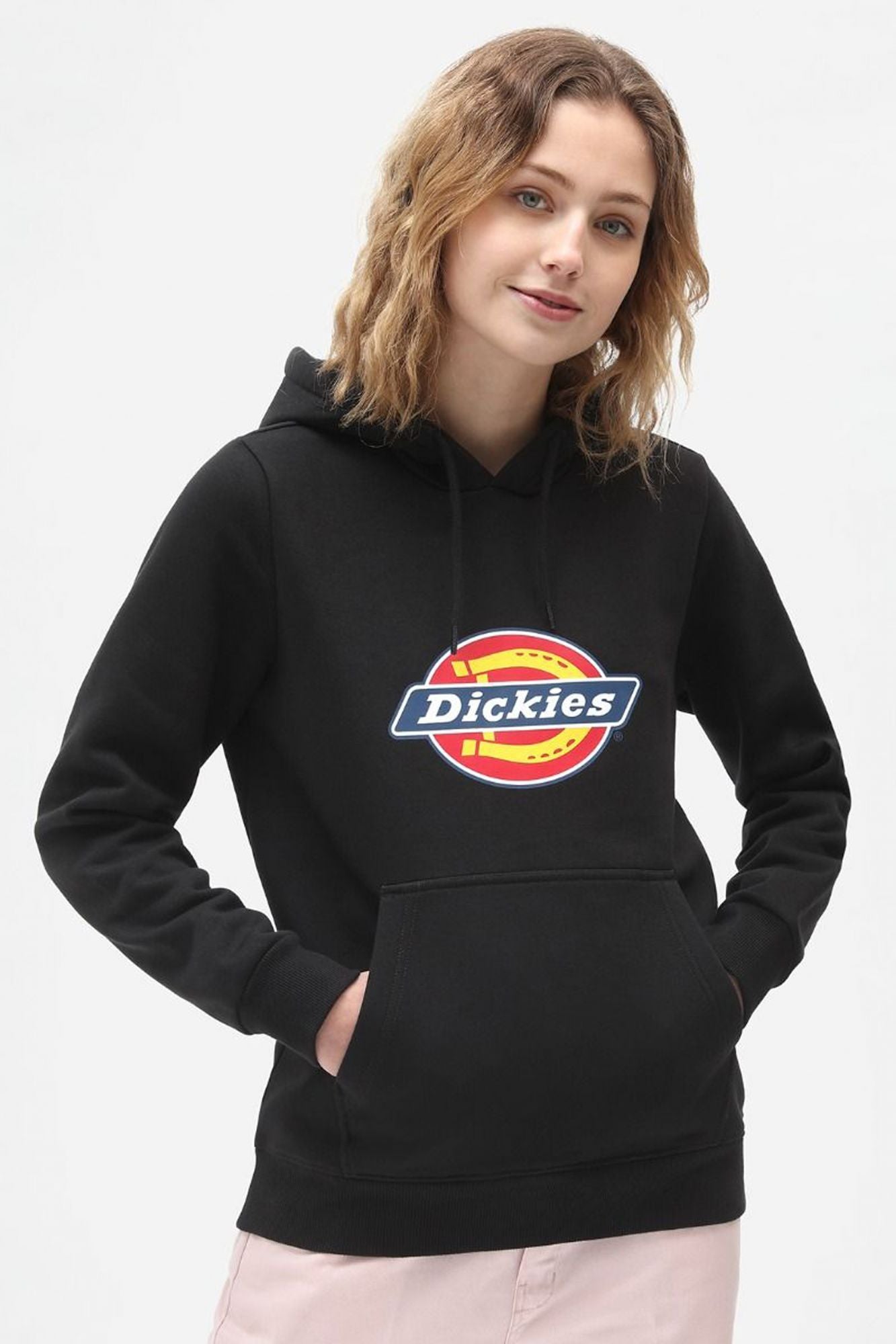 DICKIES ICON LOGO HOODIE W en color NEGRO (1)