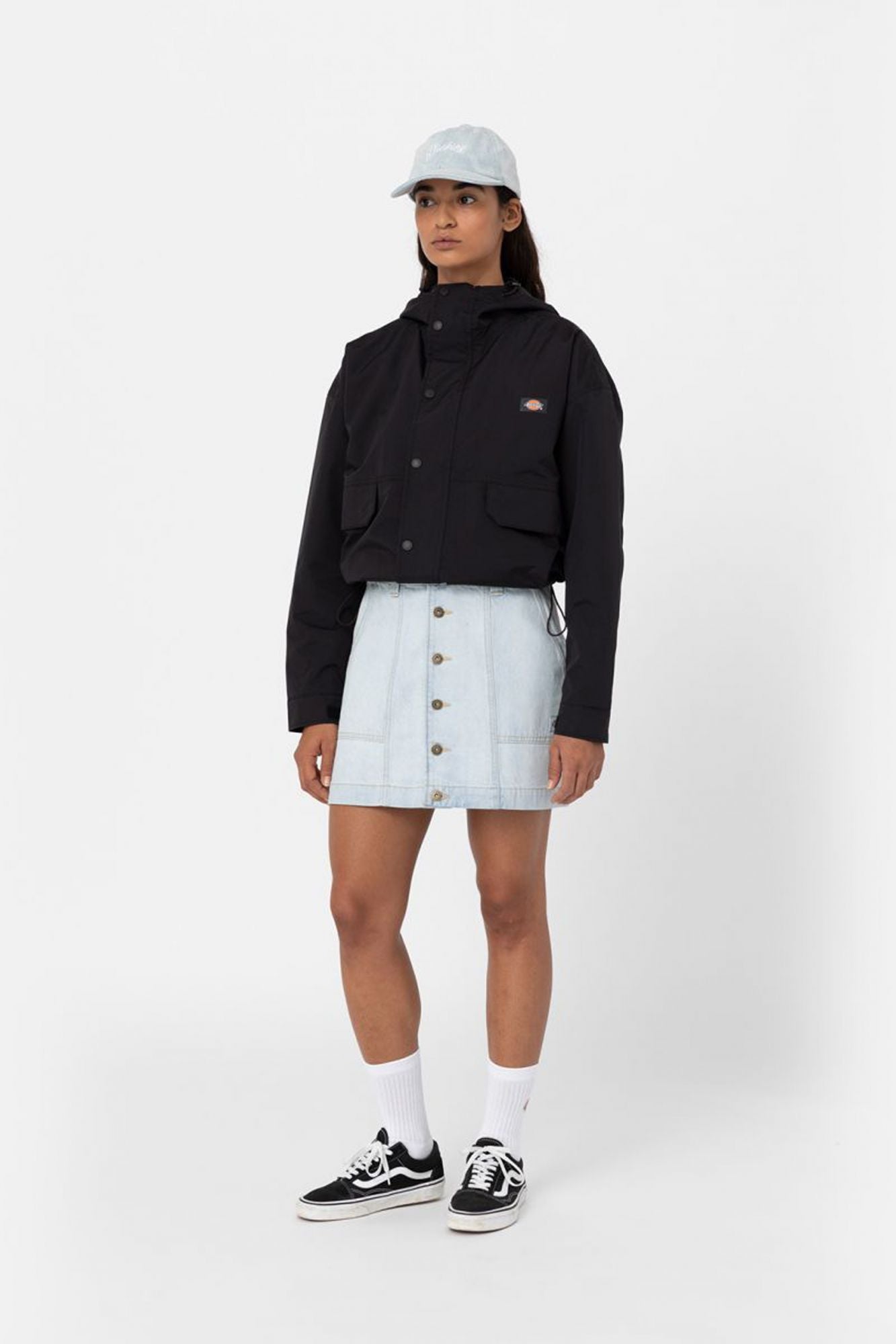 DICKIES GLACIER VIEW JACKET W en color NEGRO (4)