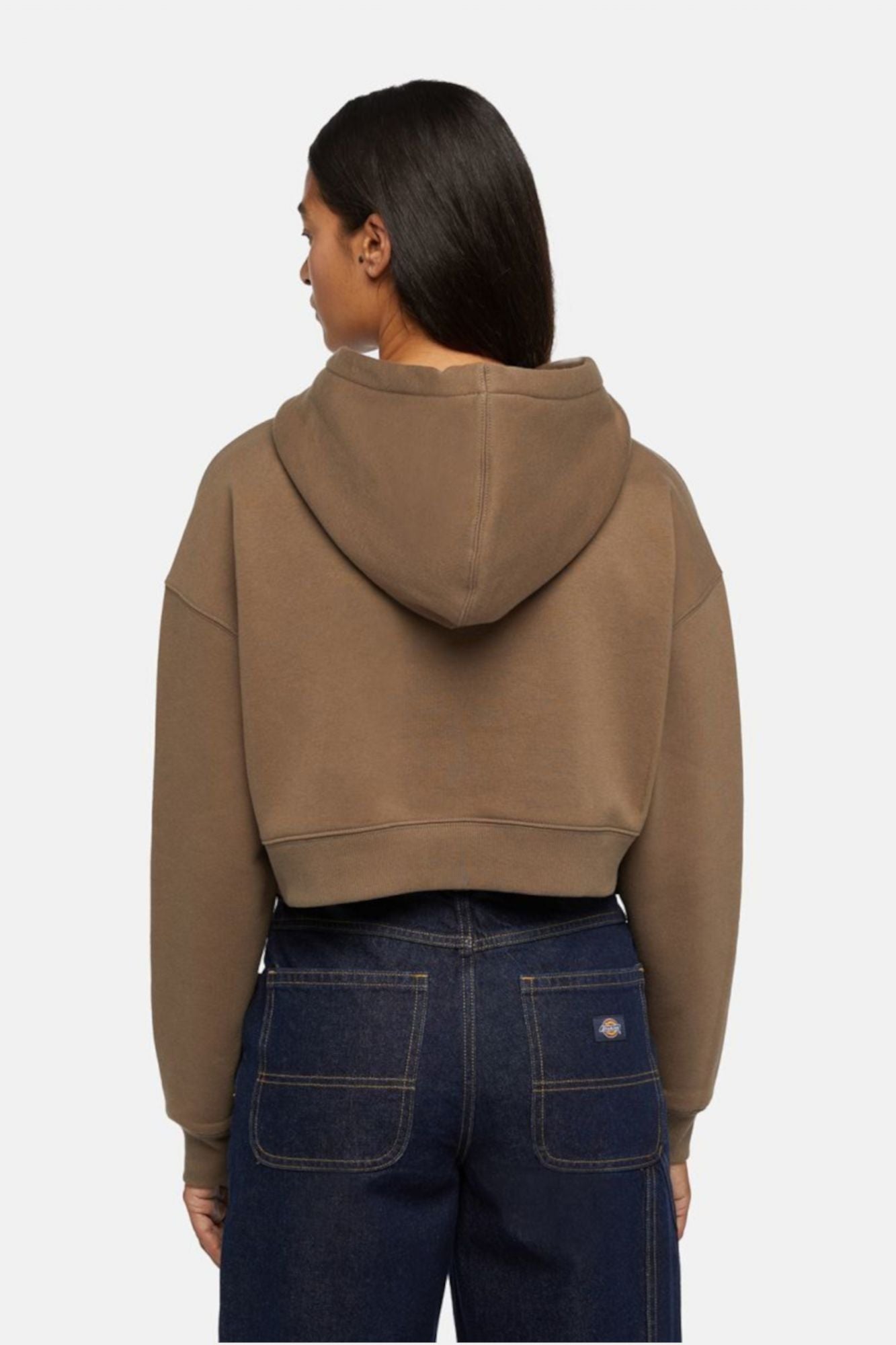 DICKIES OAKPORT CROPPED HOODIE en color MARRON (3)