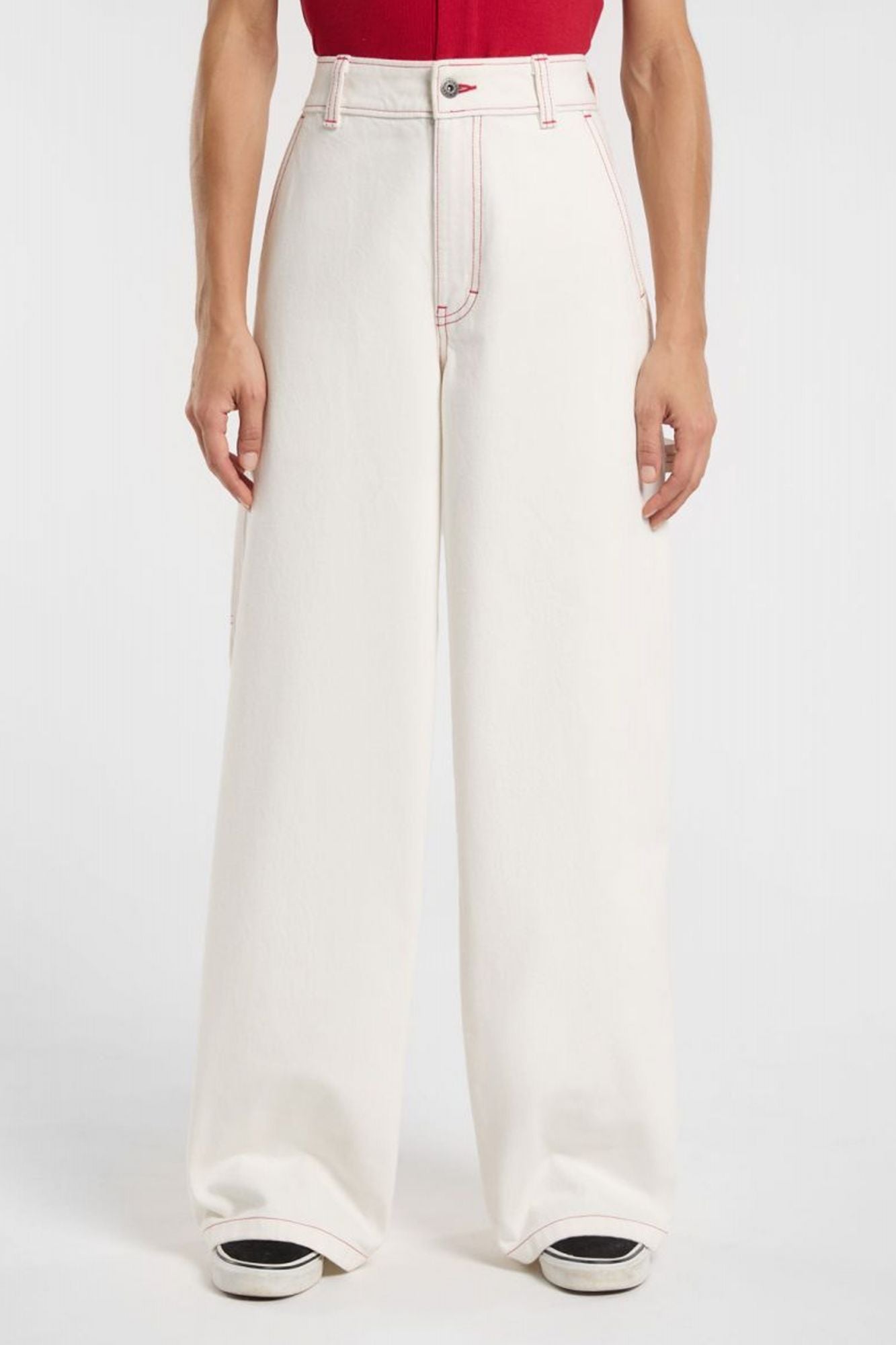 DICKIES DENIM CARPENTER PANT en color BLANCO (1)