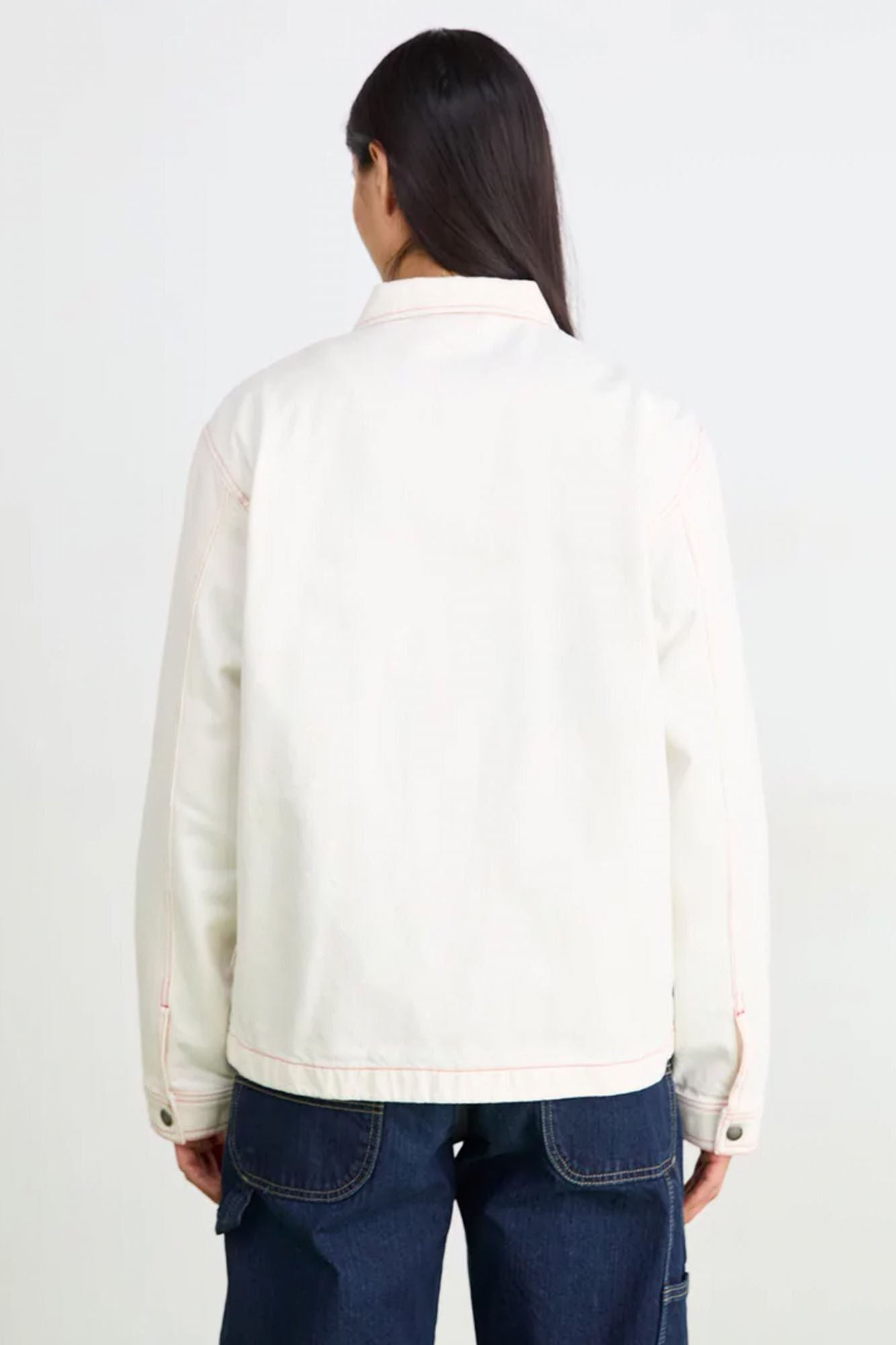 DICKIES LEWISTOWN DENIM JACKET en color BLANCO (2)