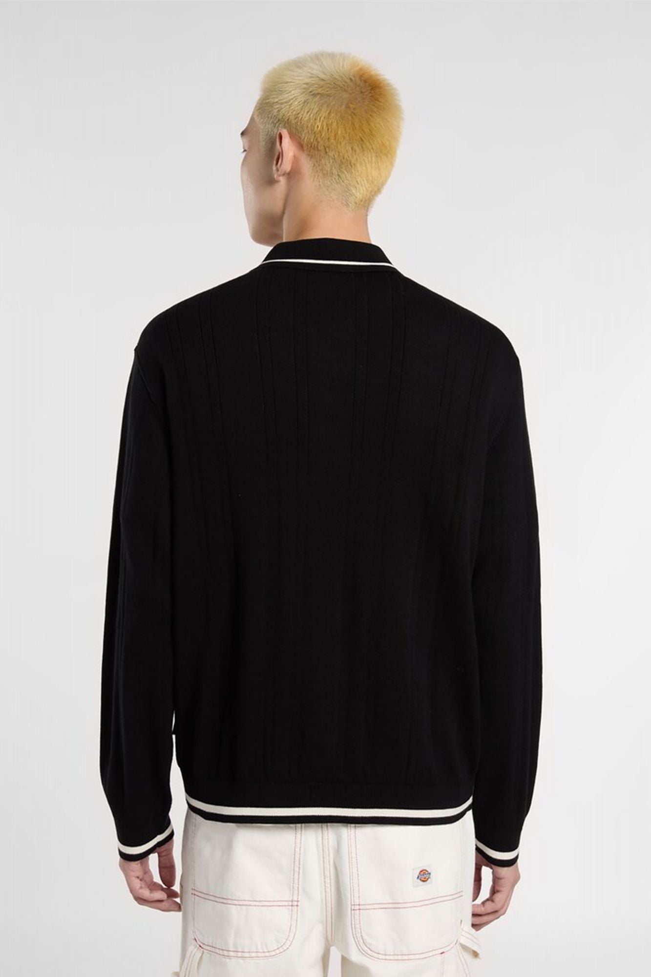 DICKIES LEWISTOWN FZ CARDIGAN en color NEGRO (3)