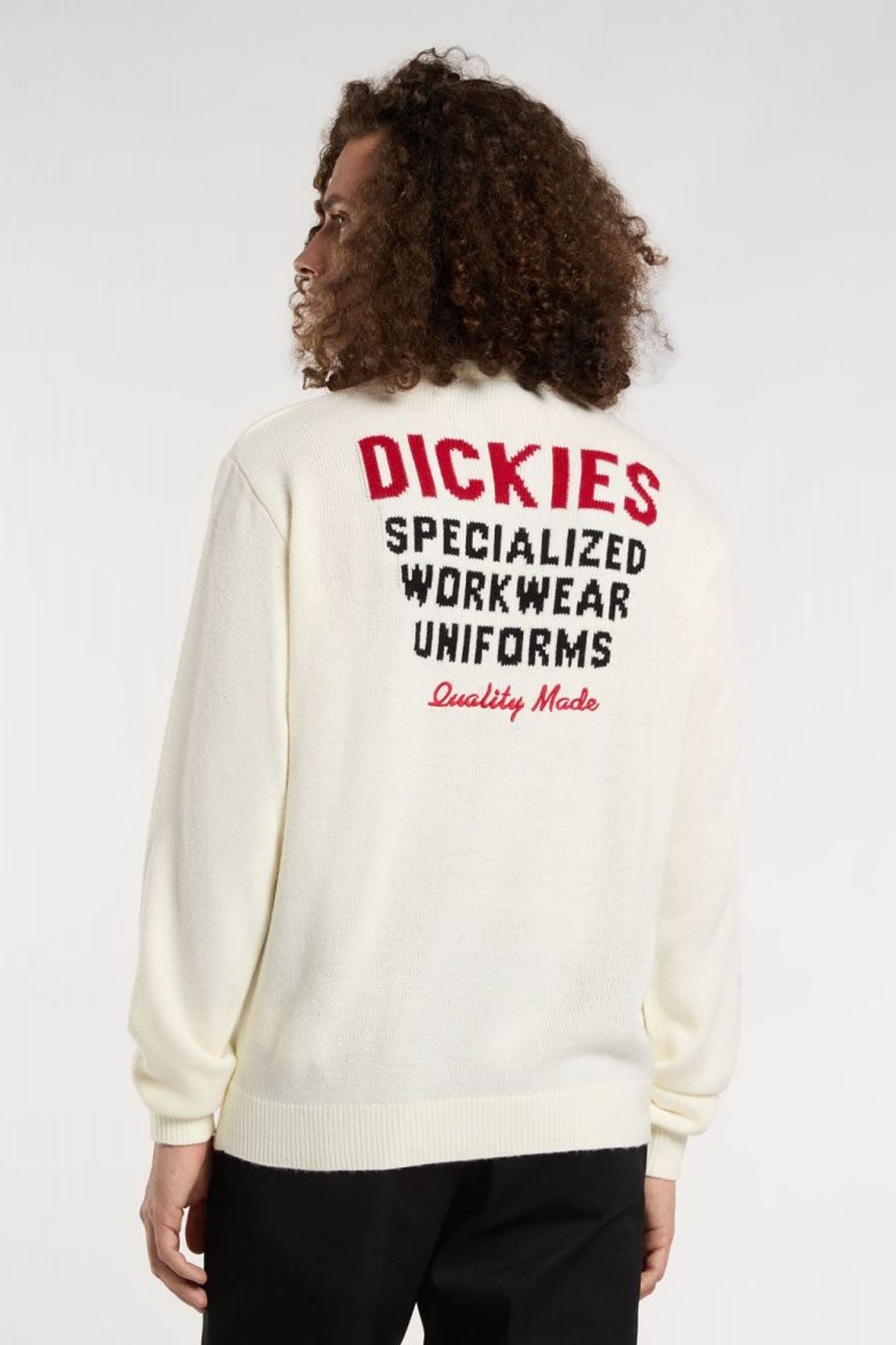 DICKIES UNIFORM SWEATER EGRET en color BLANCO (3)