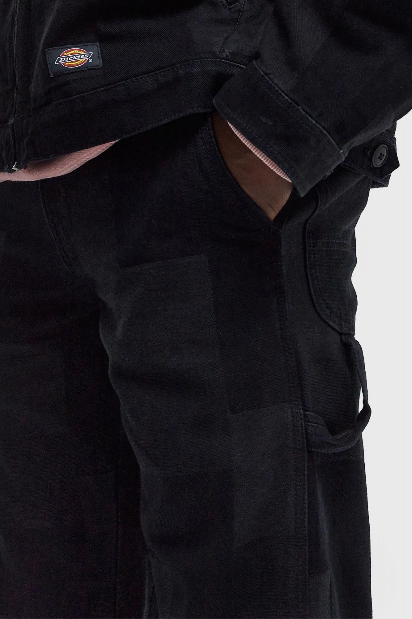 DICKIES JACQUARD CARPENTER PAN en color NEGRO (4)