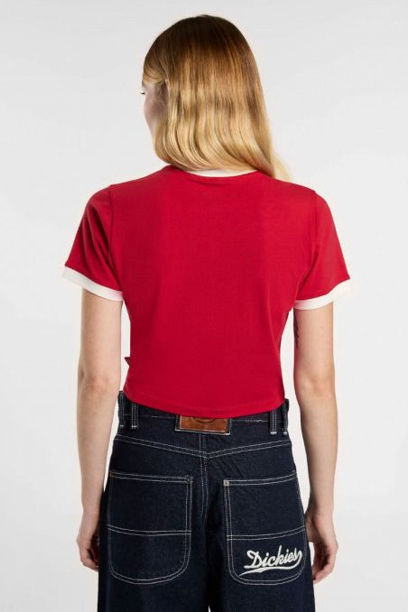 DICKIES DK0A4Z8I0ER1 LEWISTOWN RINGER en color ROJO (2)