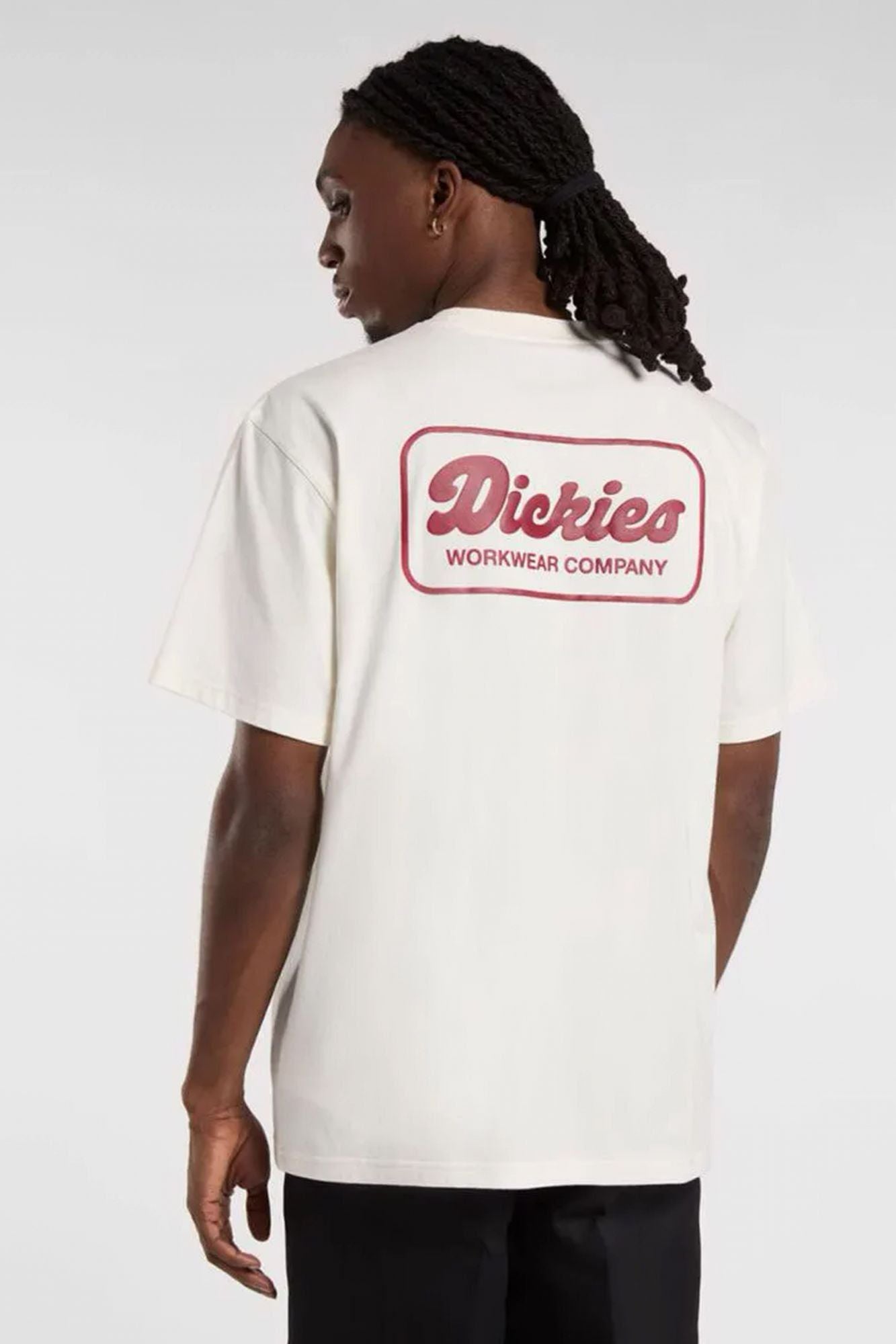 DICKIES LEWISTOWN SS TEE EGRET en color BLANCO (2)