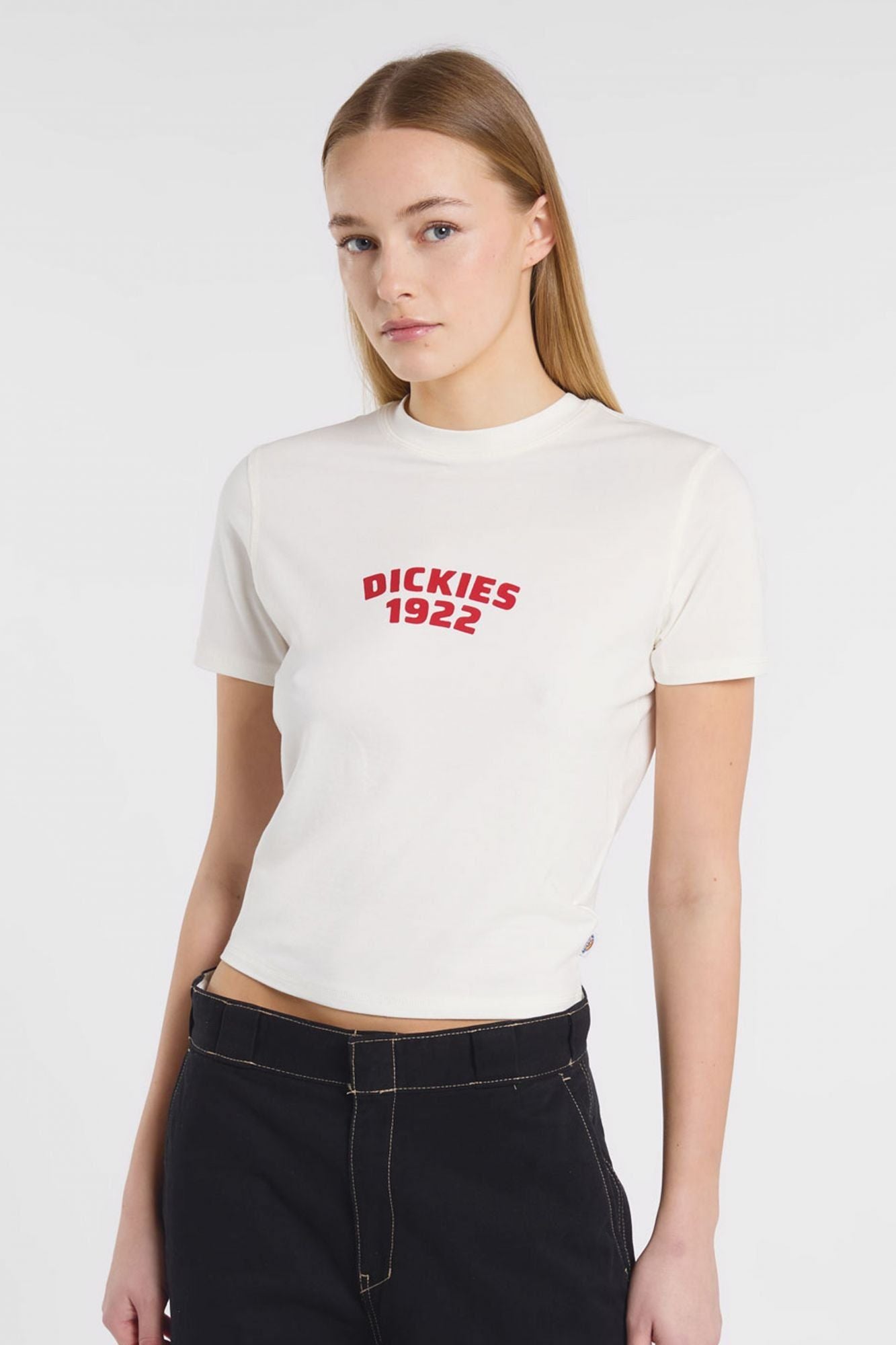 DICKIES DK0A4Z8FC481 CENTER LOGO en color BLANCO (2)