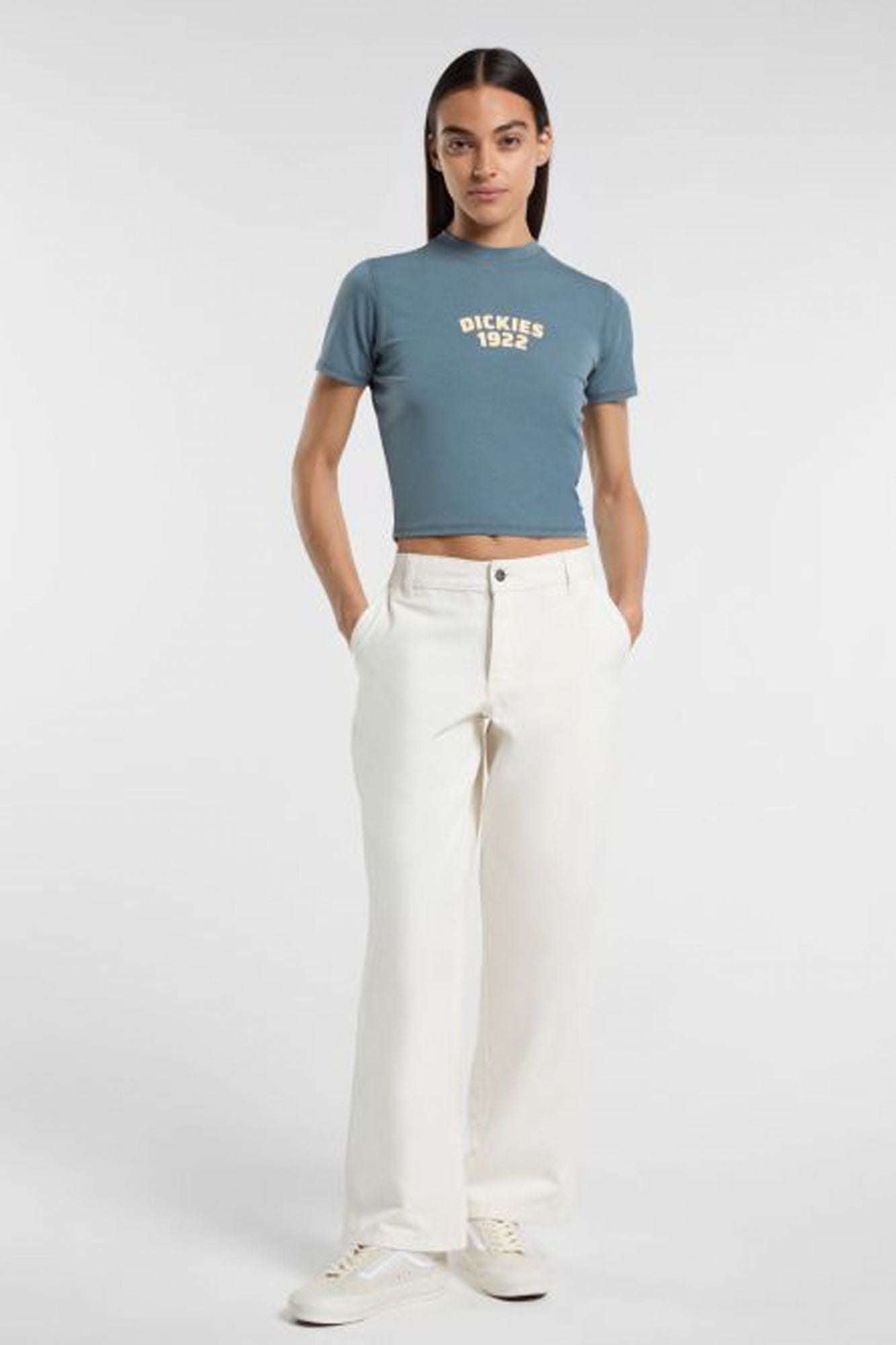 DICKIES DK0A4Z8FG701 CENTER LOGO en color AZUL (1)