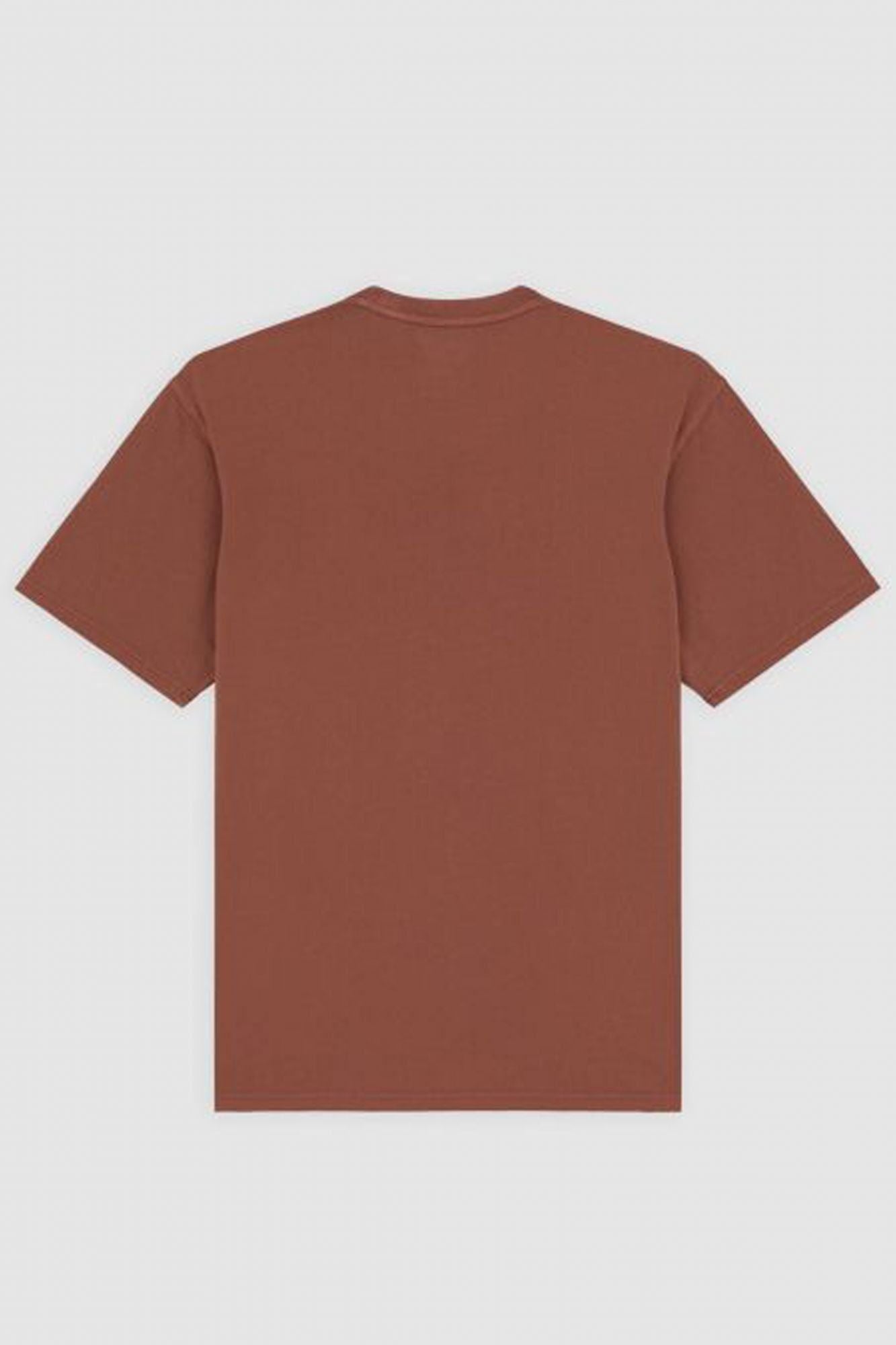 DICKIES DK0A4Z8WK471 ROPE CHEST LOGO SS TEE en color MARRON (2)