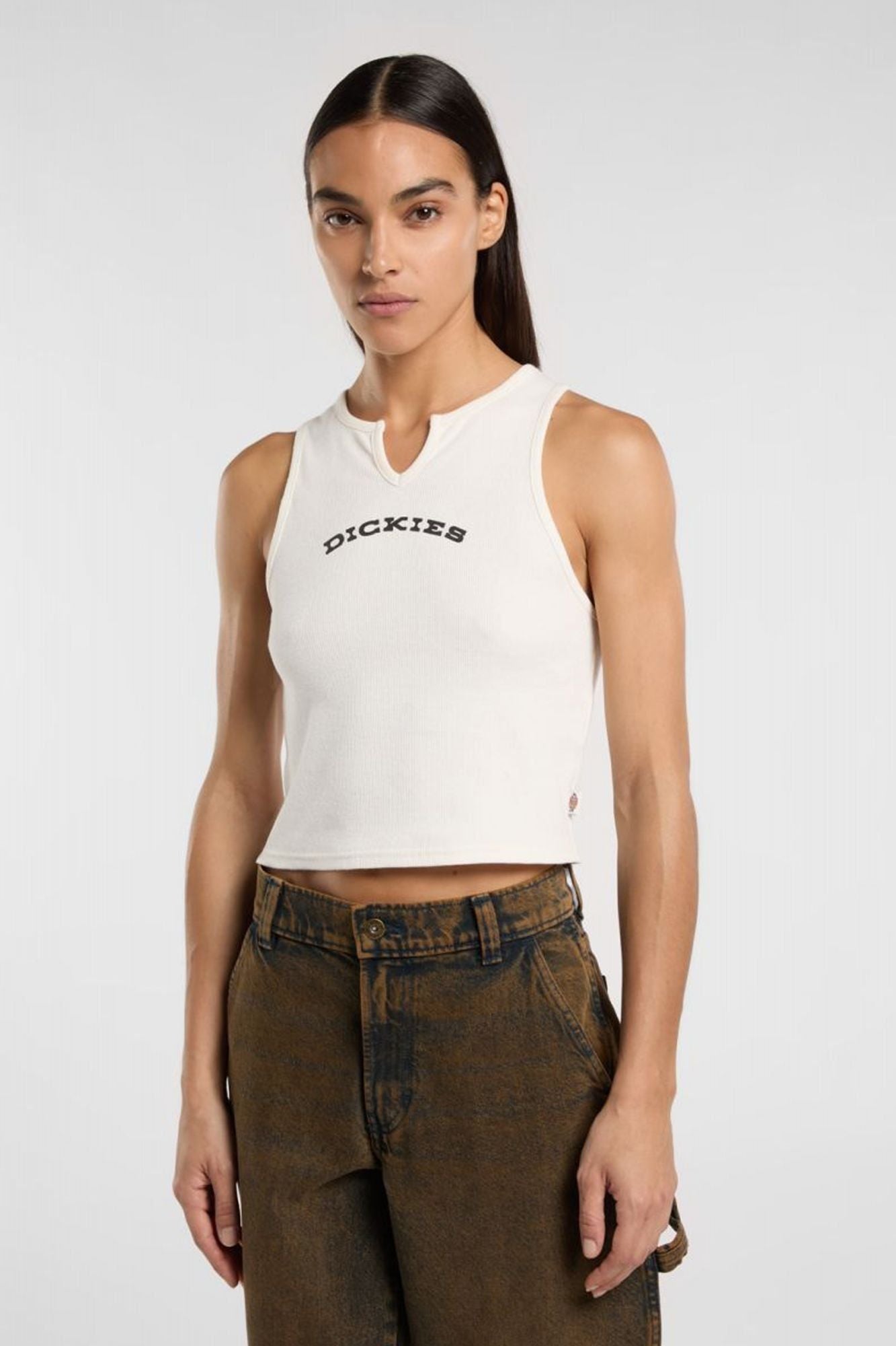 DICKIES NECK TOP en color BLANCO (1)