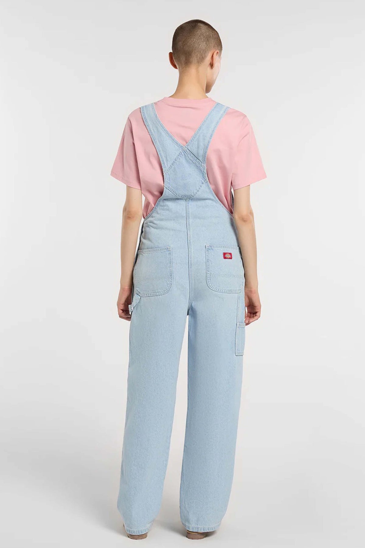 DICKIES LOOSE DENIM BIB W FOG en color AZUL (2)