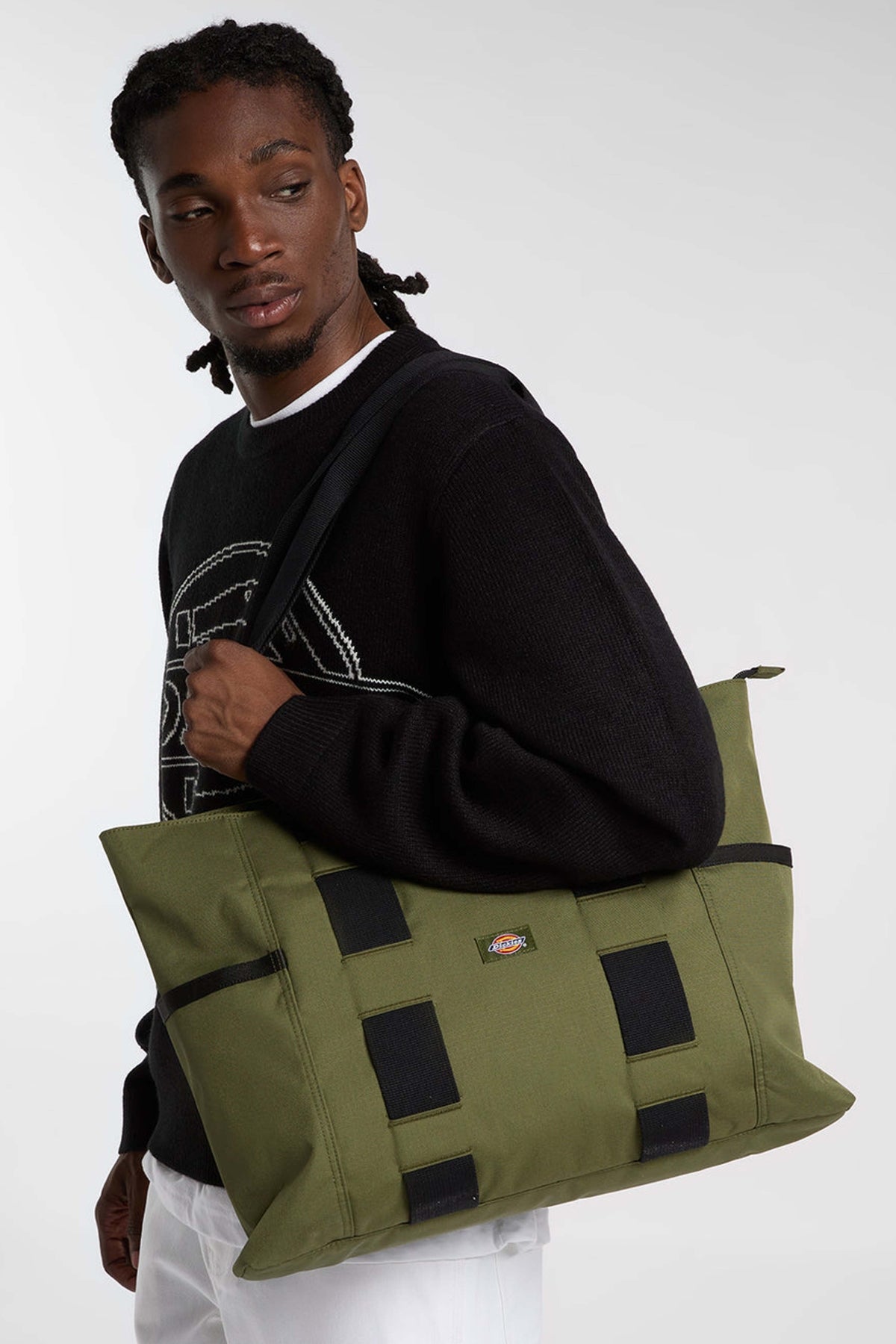 DICKIES LOGO SHOULDER BAG en color VERDE (3)