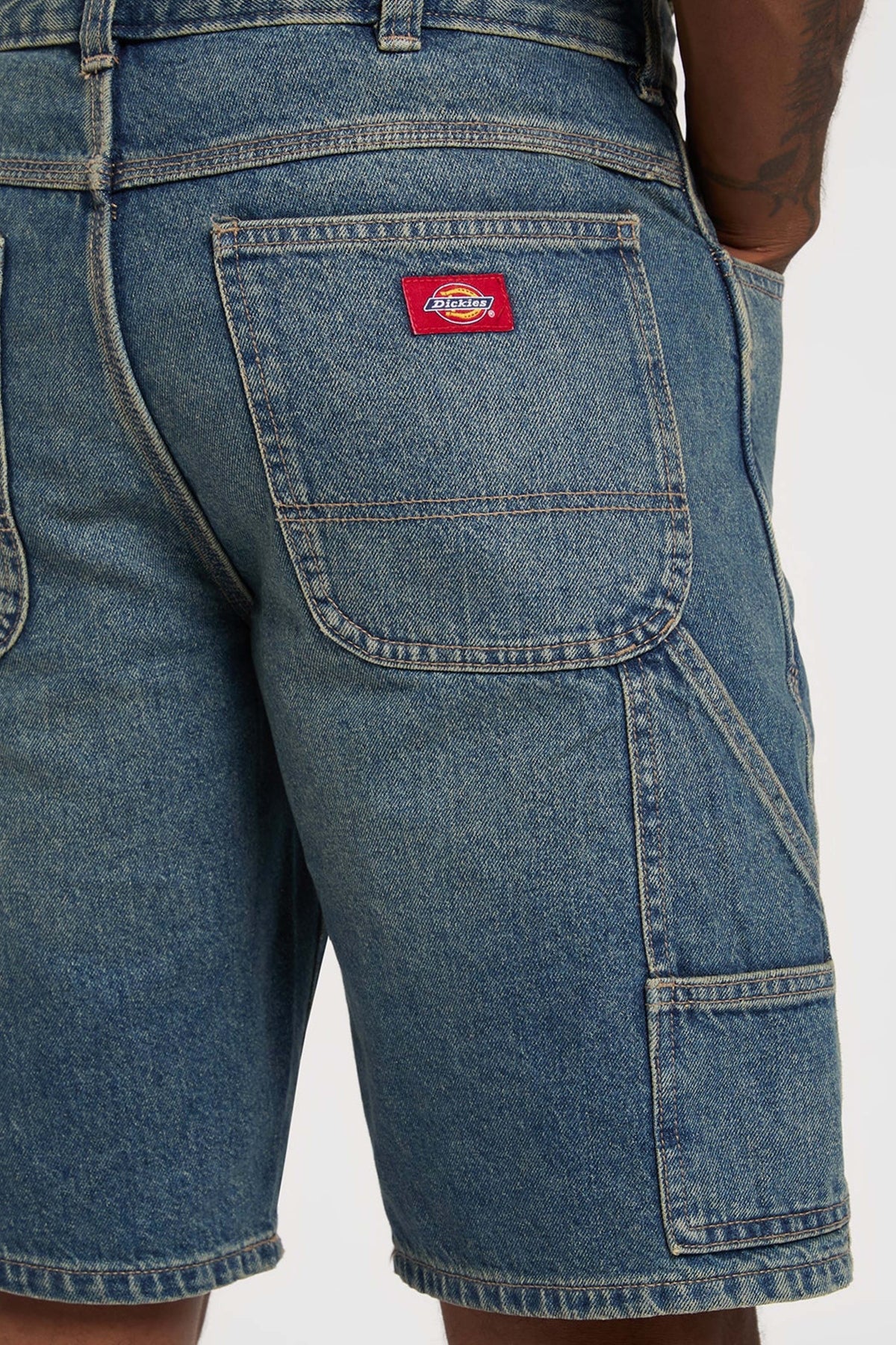 DICKIES CARPENTER SHORT JEANS en color AZUL (4)