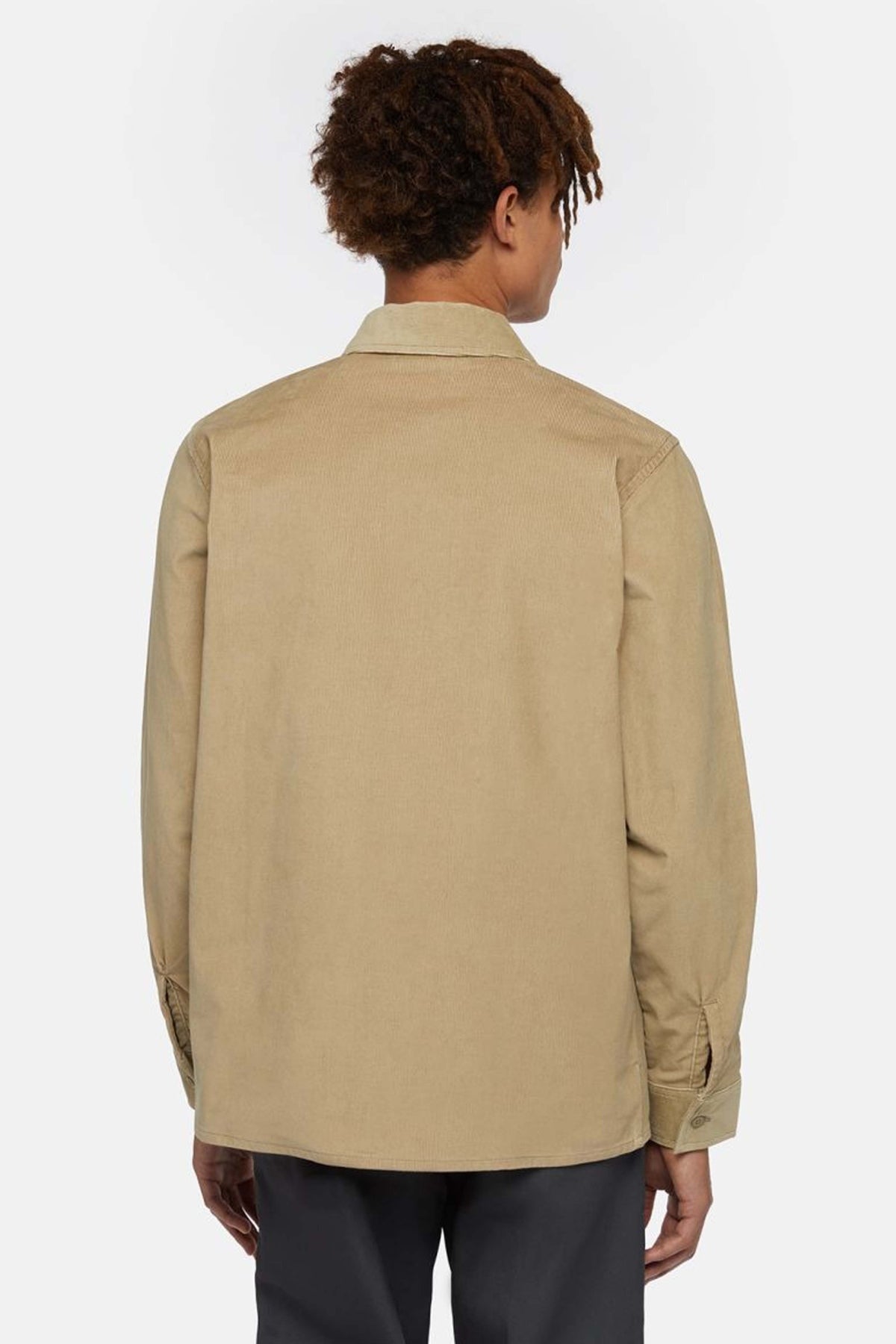 DICKIES CORDUROY SHIRT LS en color BEIS (2)