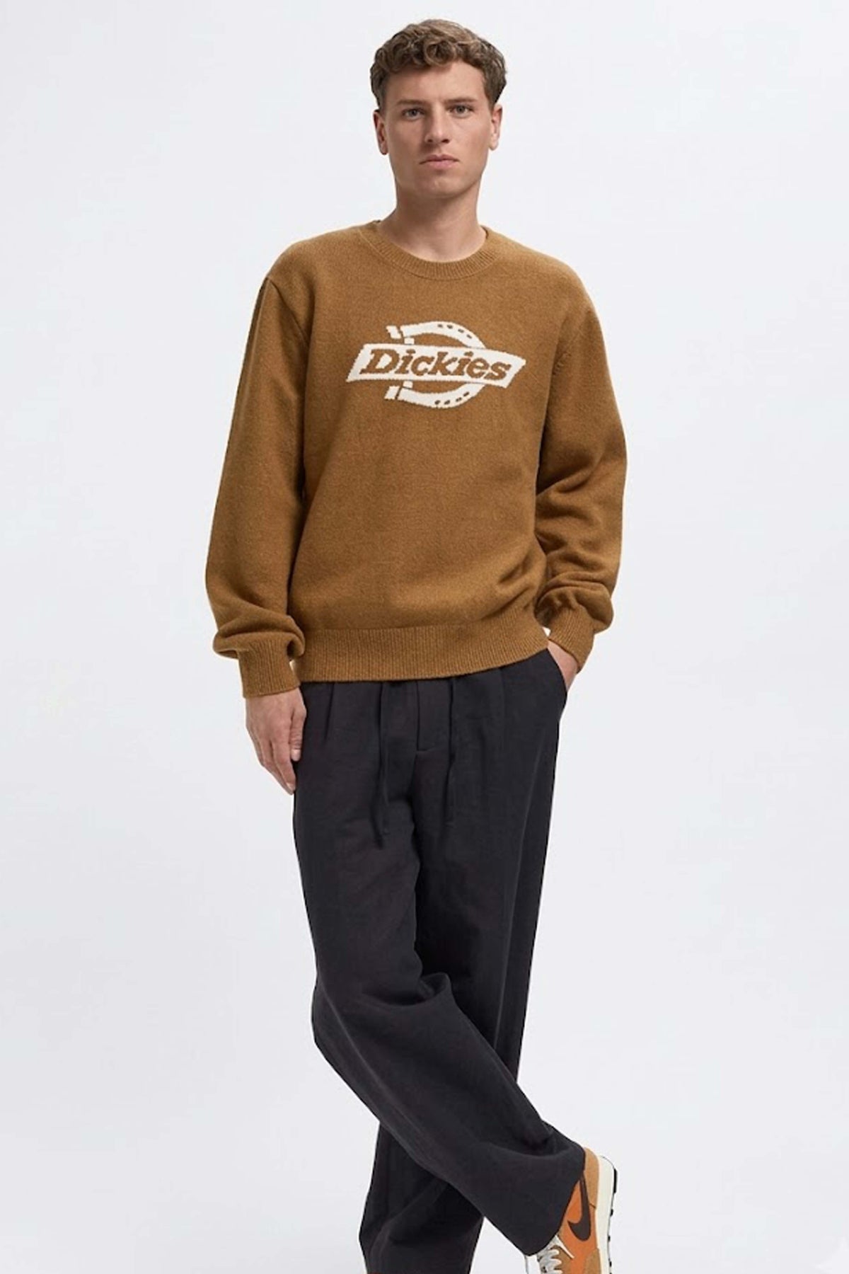 DICKIES RUSTON SWEATER en color MARRON (1)