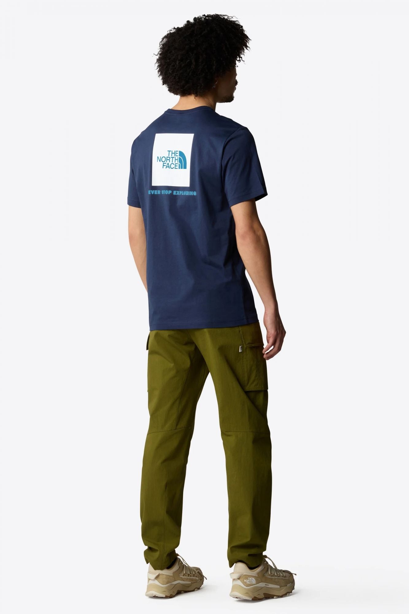 THE NORTH FACE M SS BOX NSE TEE en color AZUL (3)