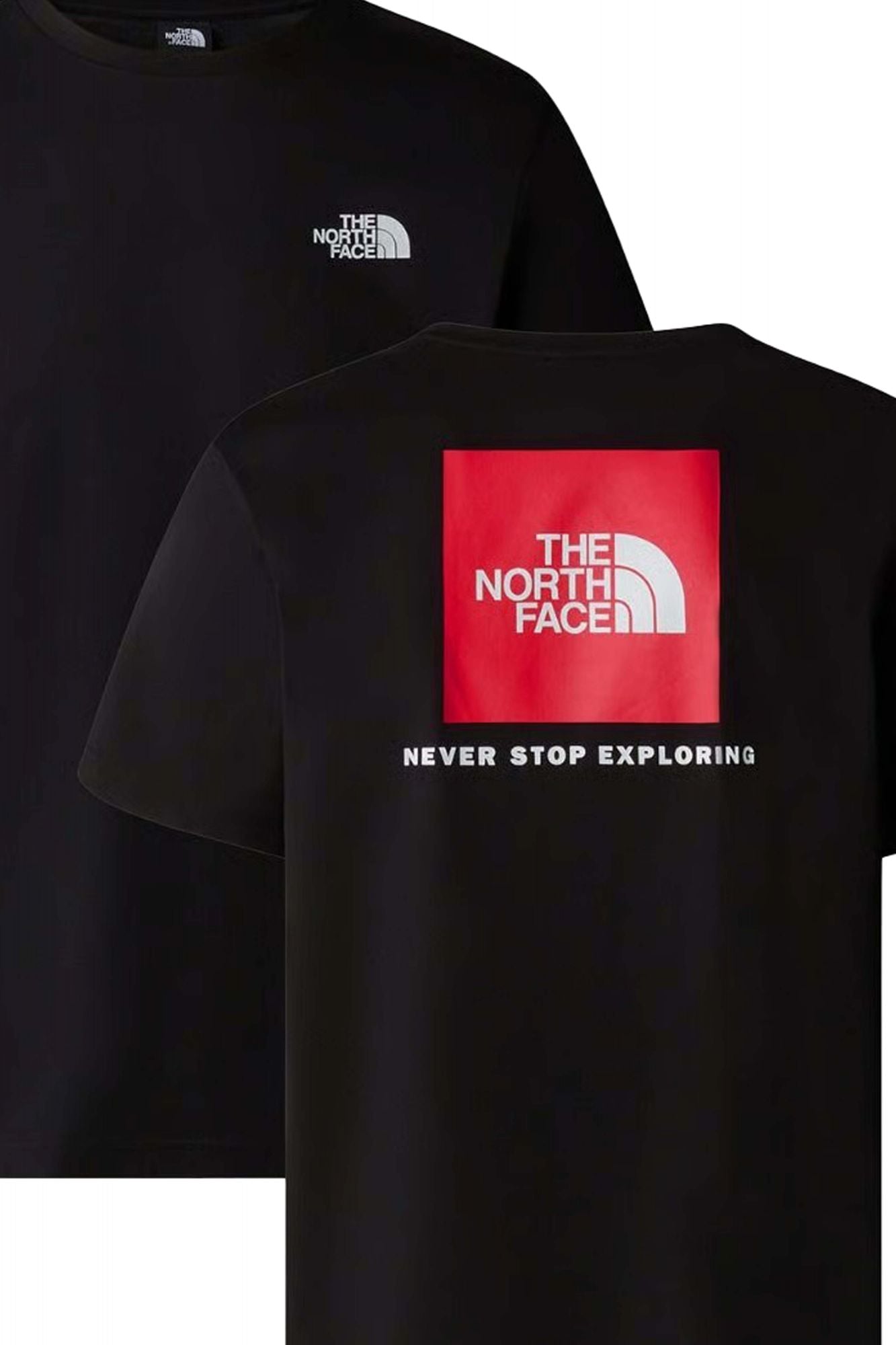 THE NORTH FACE M SS BOX NSE TEE en color NEGRO (3)