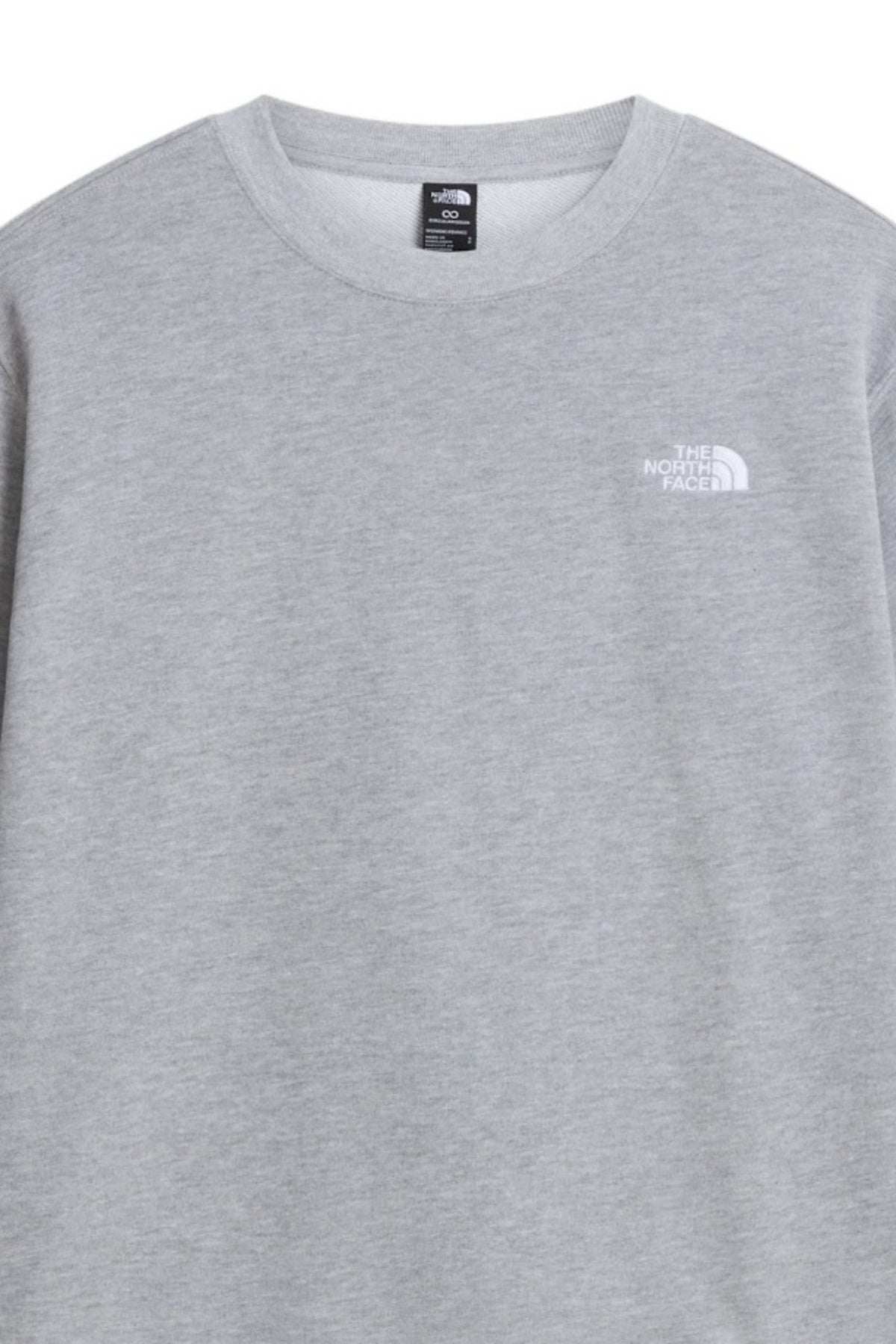 THE NORTH FACE ESSENTIAL TERRY CREW NF0A8FXD en color GRIS (3)