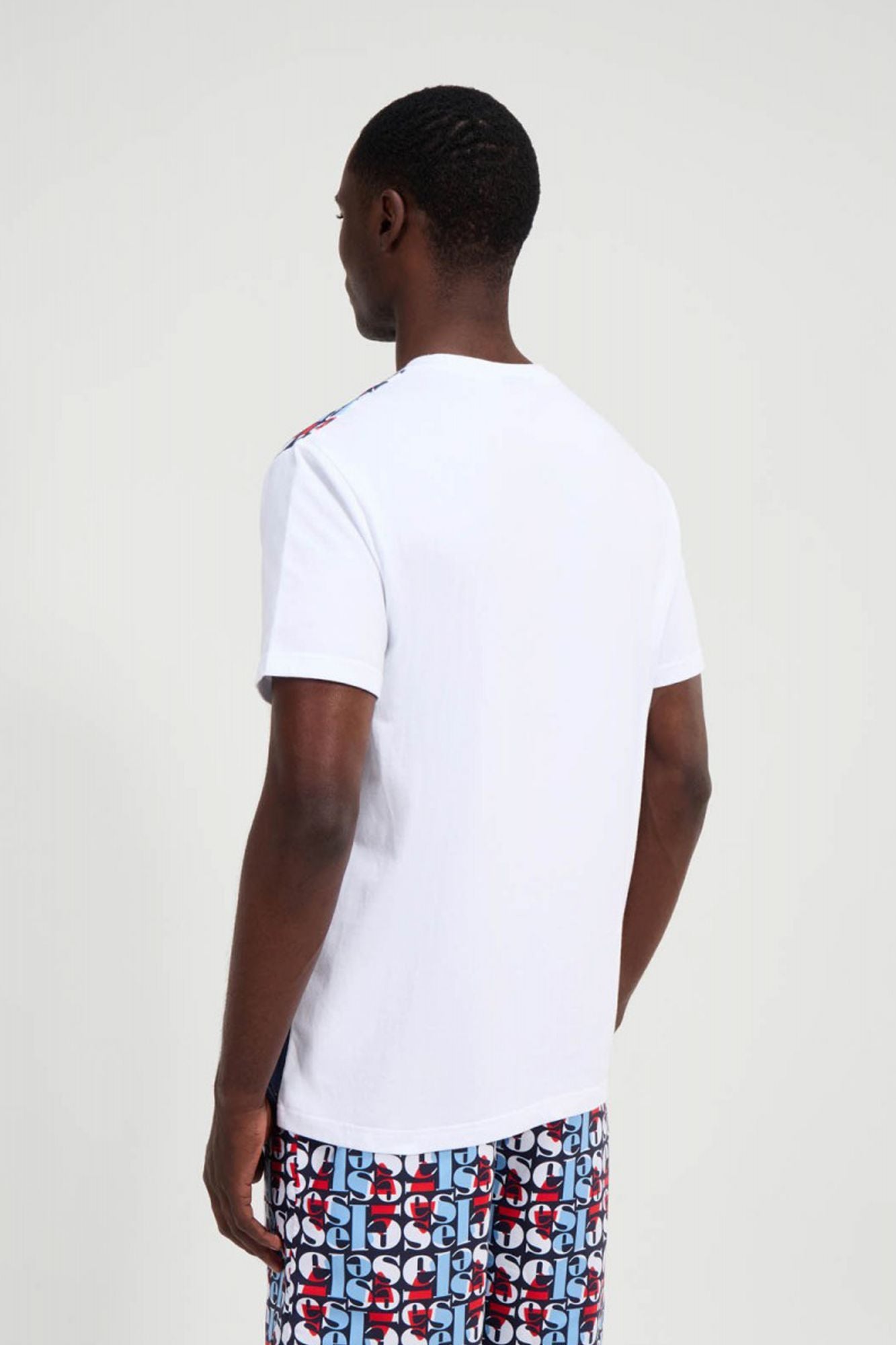 ELLESSE BLOCK AOP TEE en color BLANCO (3)