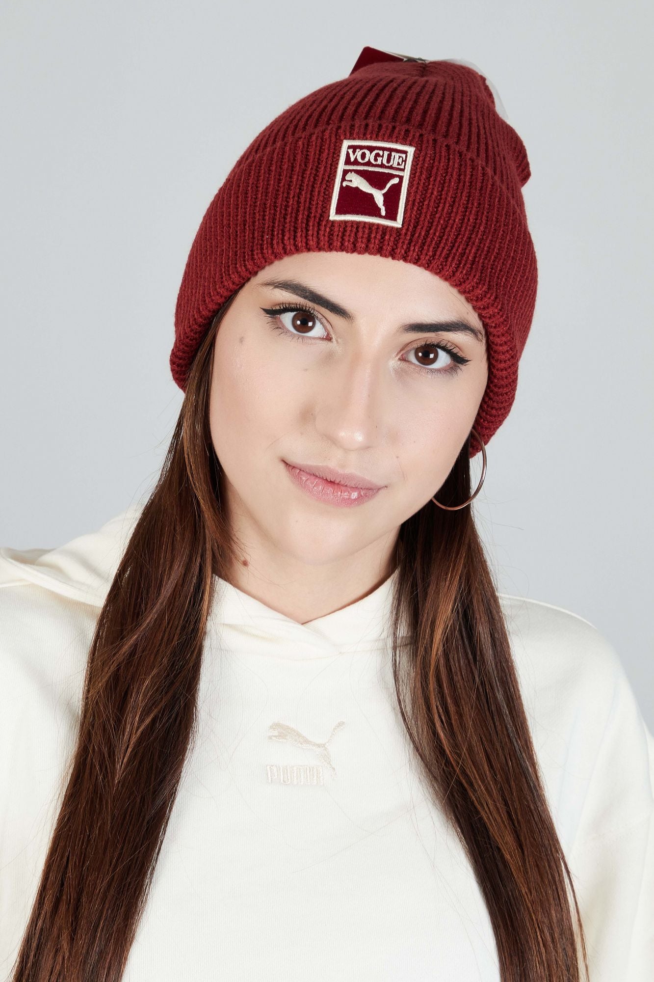 PUMA PUMA X VOGUE HIGH TOP BEAN en color BURDEOS (4)