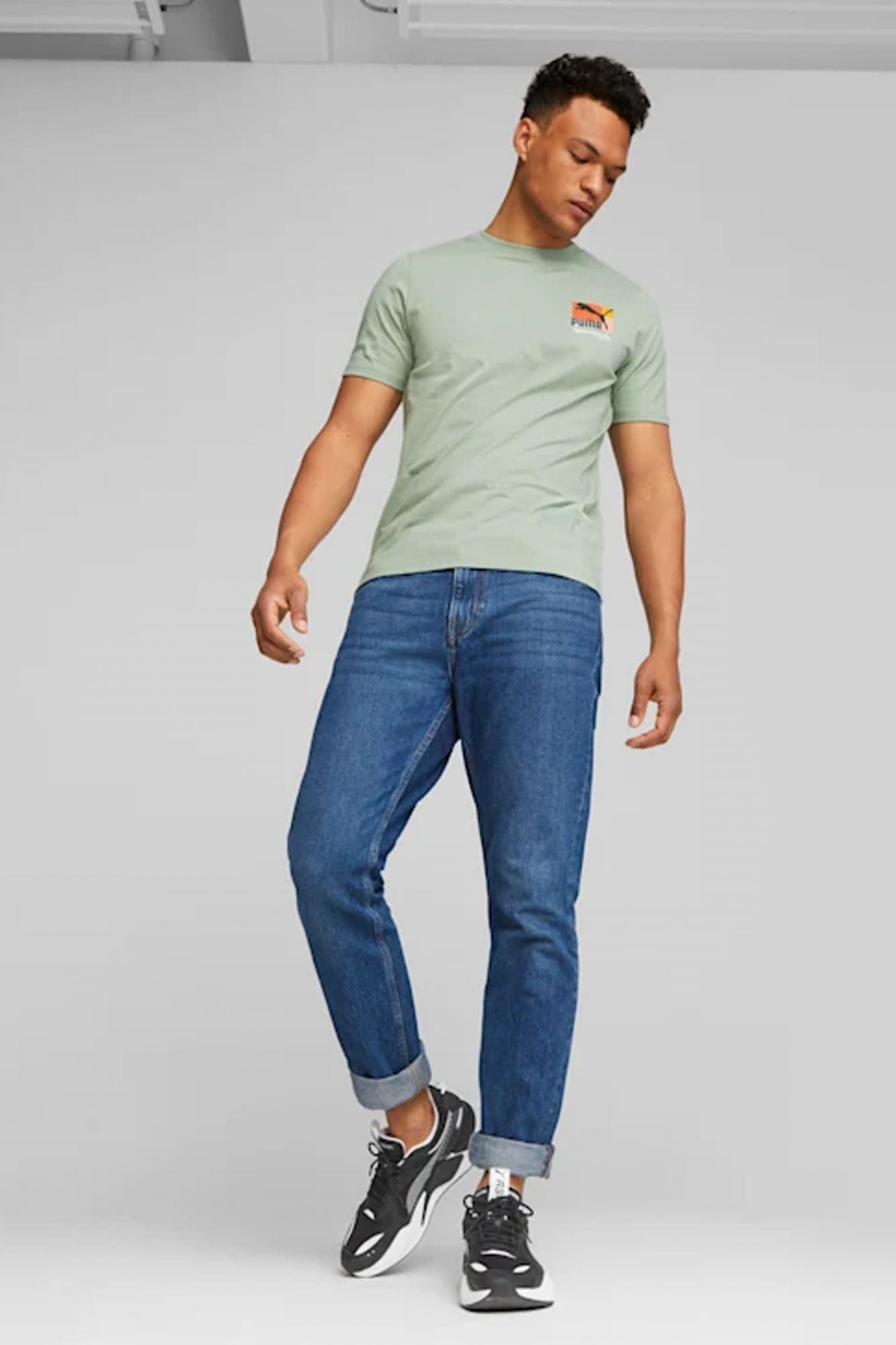 PUMA CLASSICS BRAND LOVE en color VERDE (4)