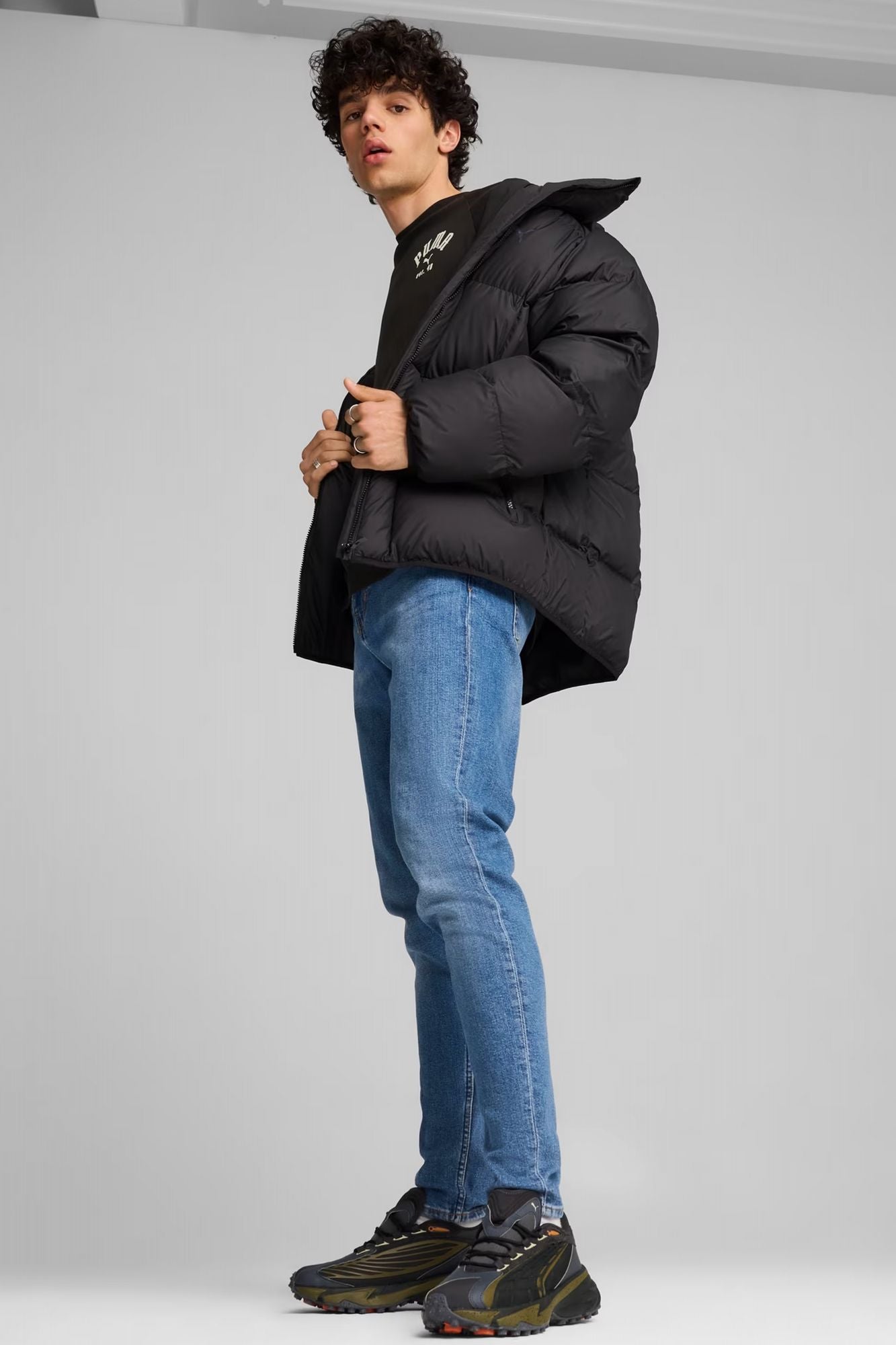 PUMA PUFFER JACKET en color NEGRO (4)