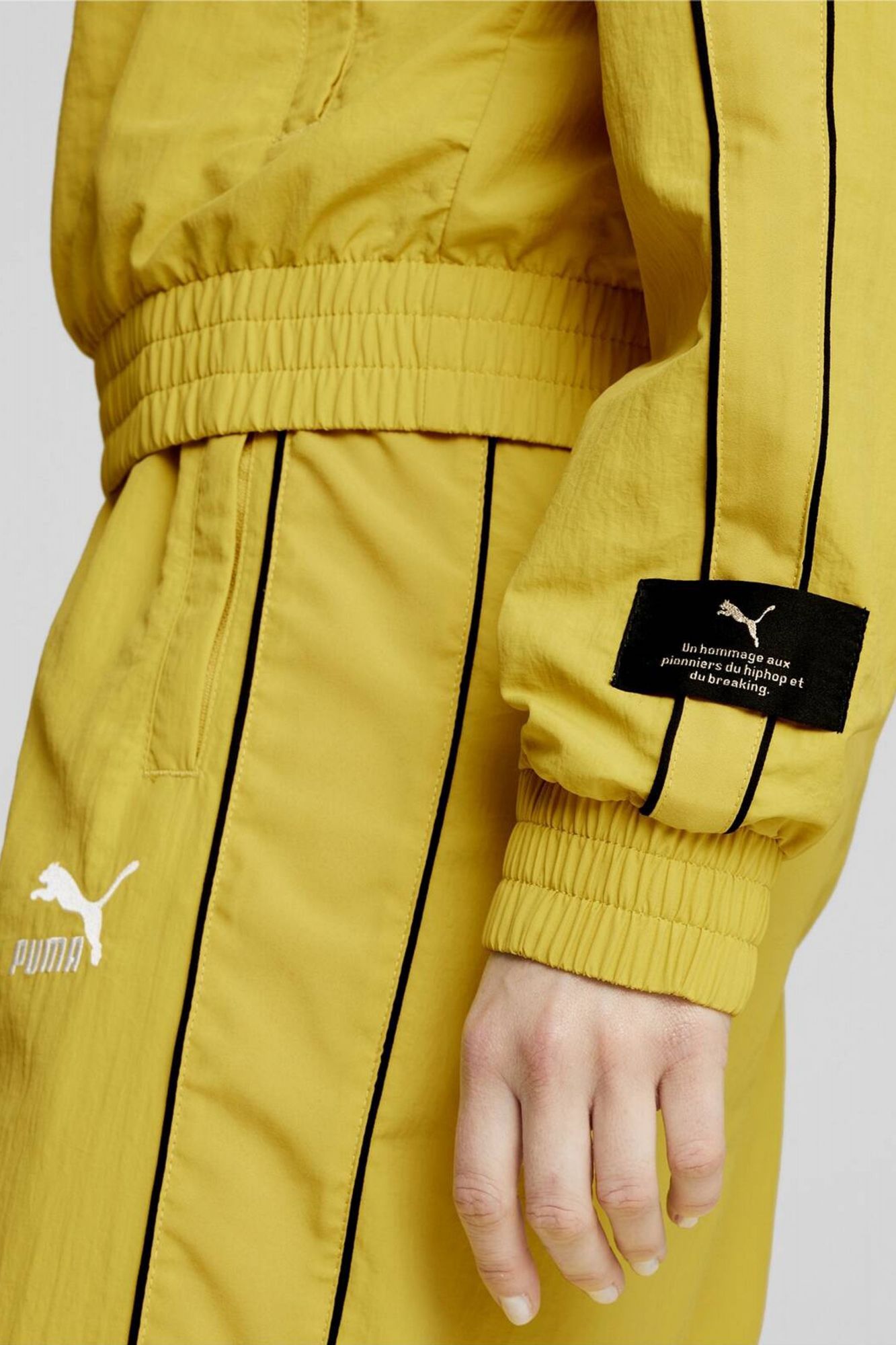 PUMA TRACK JACKET en color AMARILLO (3)