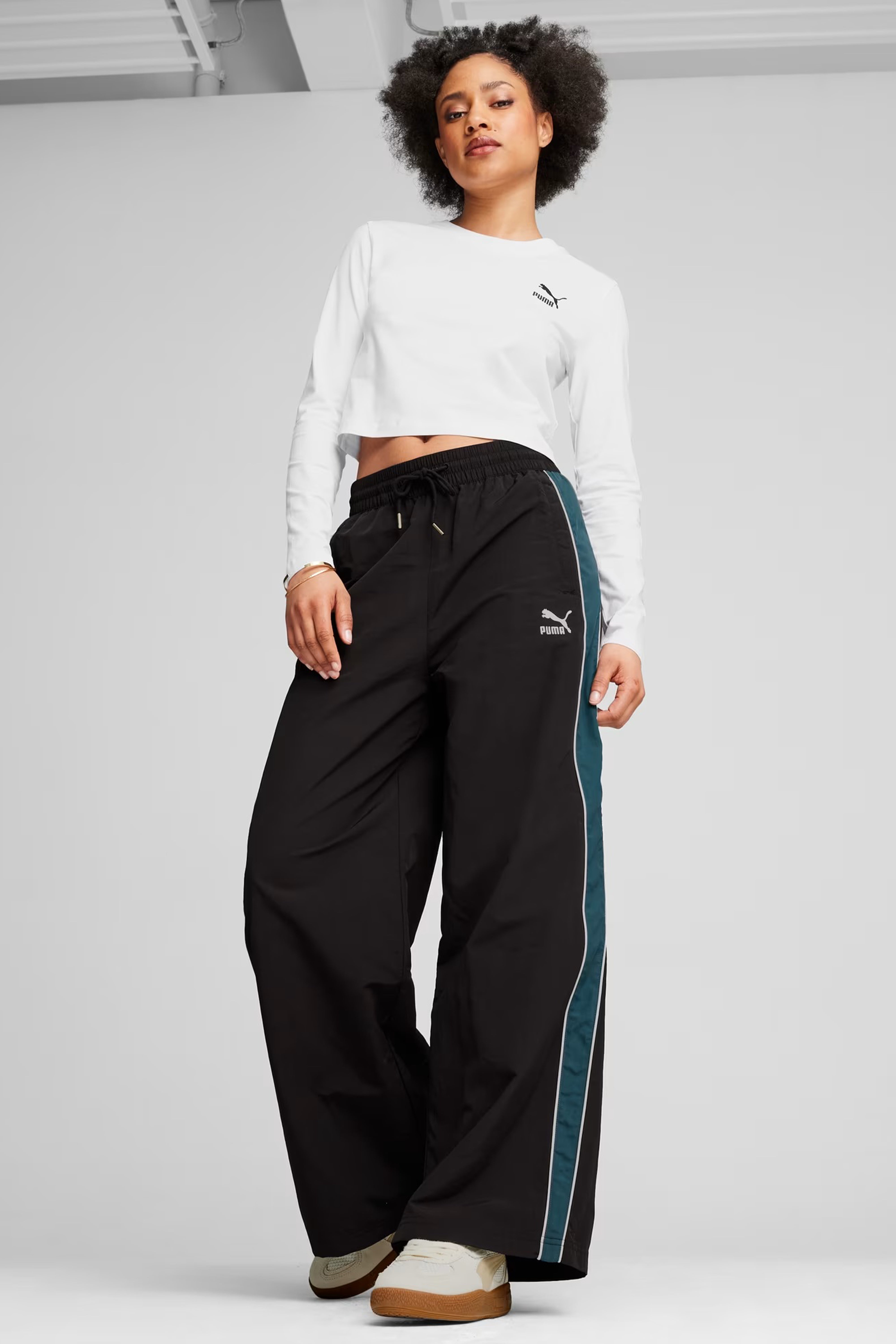 PUMA T7 TRACK PANTS en color NEGRO (4)