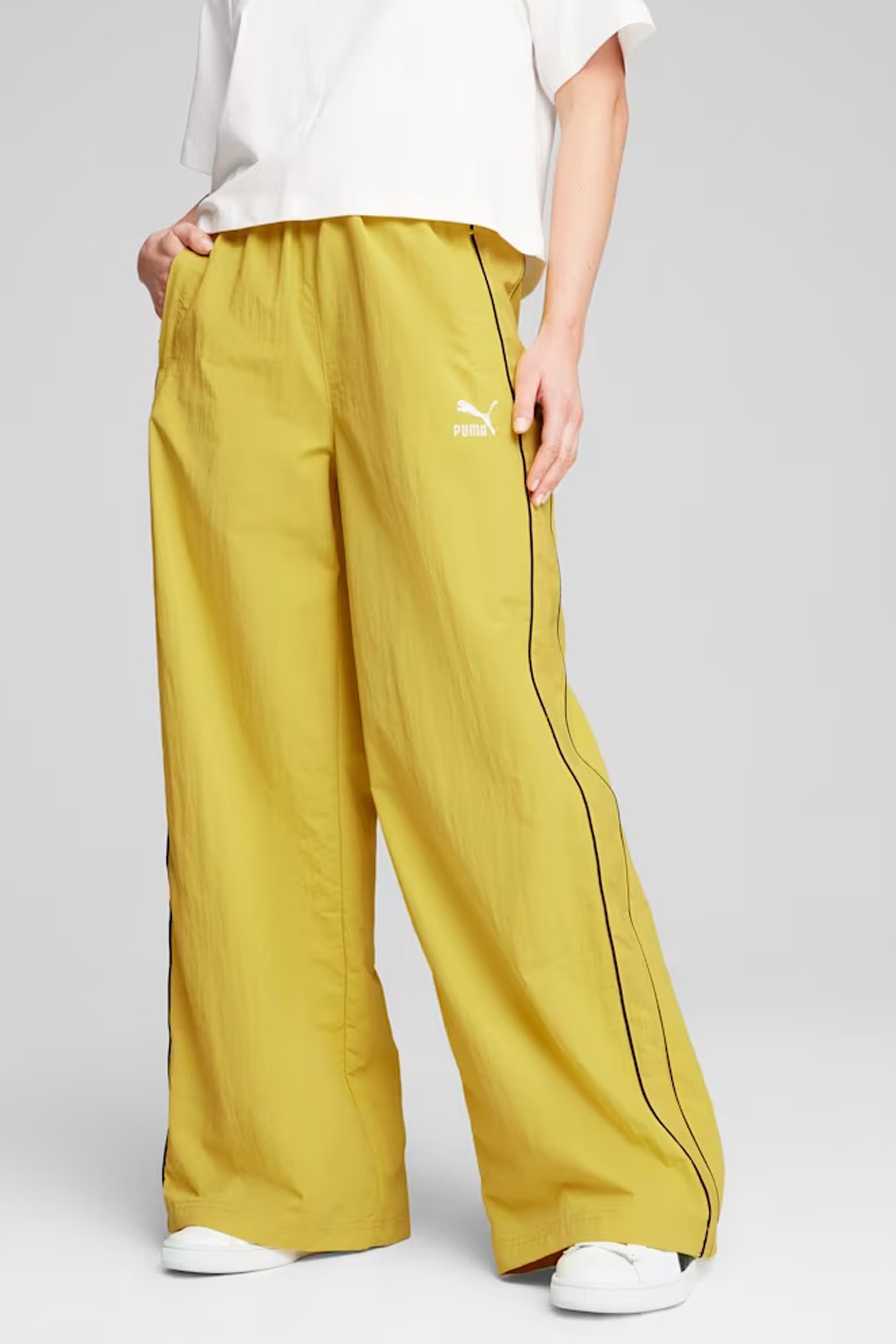 PUMA T7 TRACK PANTS en color AMARILLO (1)