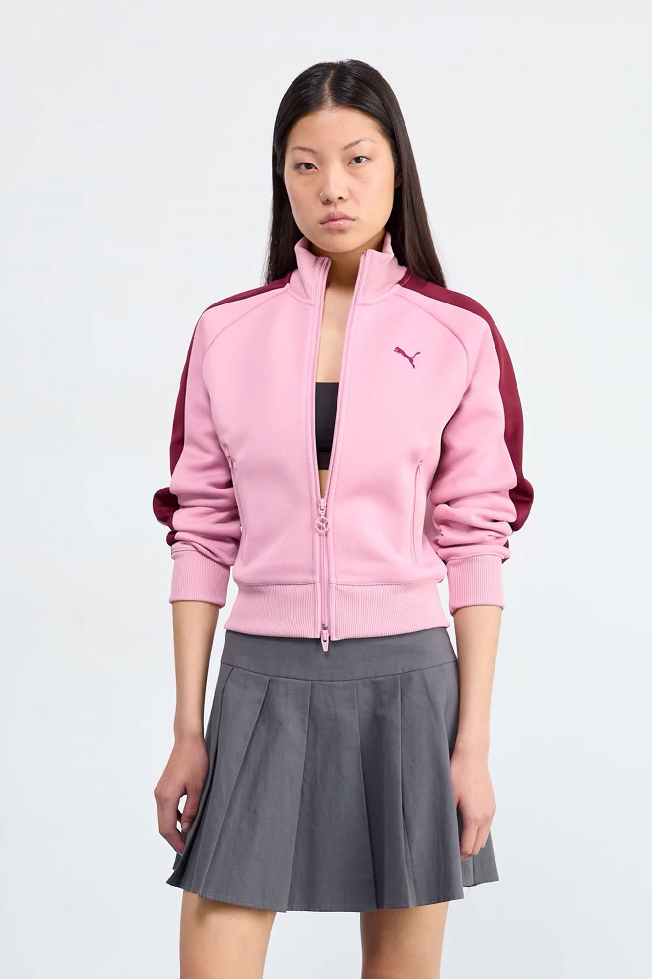 PUMA ALWAYS ON SHORT TRACK J en color ROSA (1)