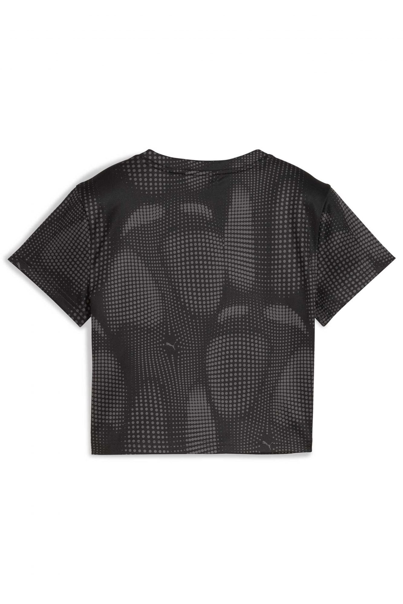 PUMA DARE TO AOP BABY TEE en color NEGRO (2)