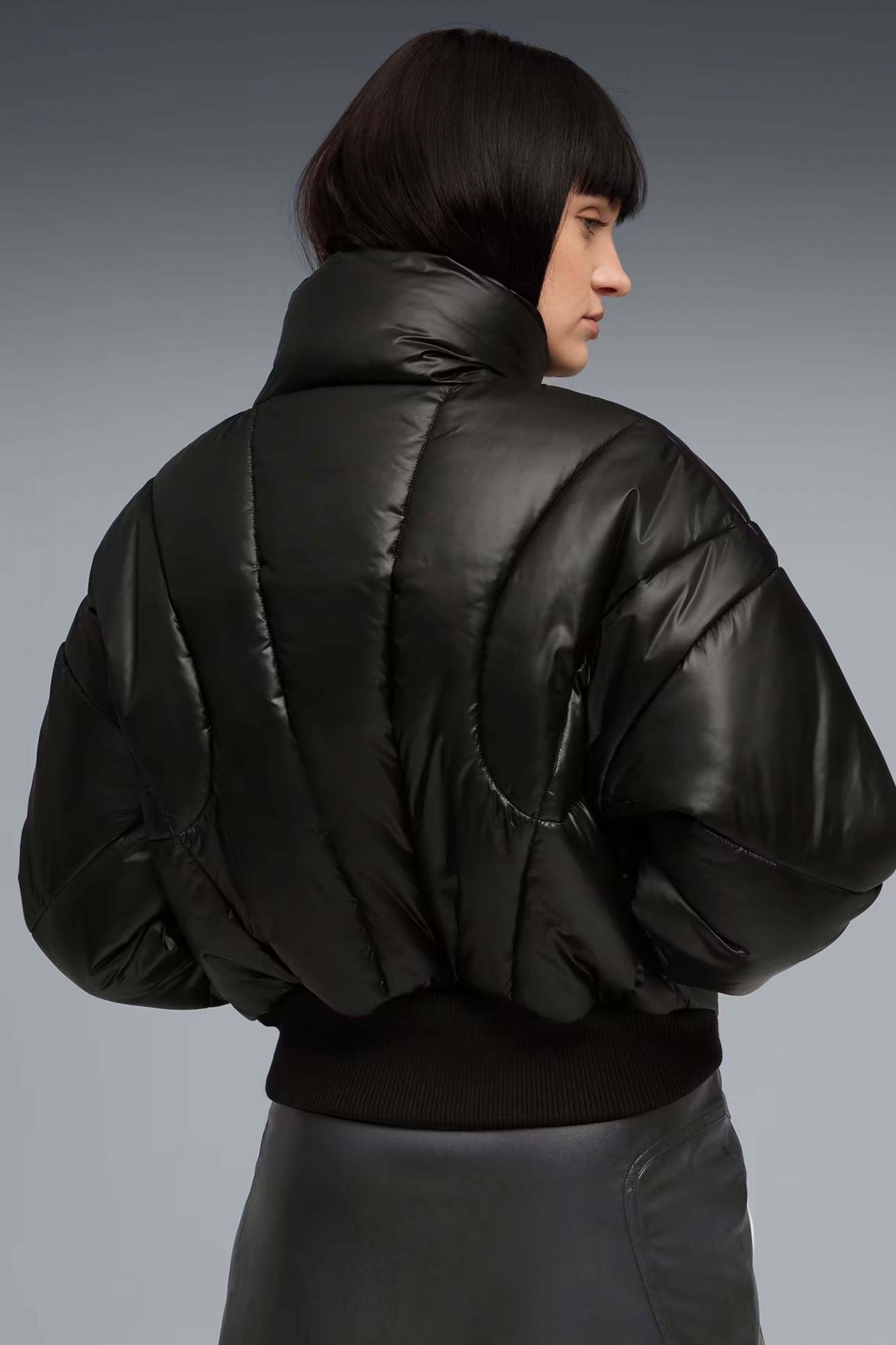 PUMA DARE TO PUFFER JACKET en color NEGRO (3)