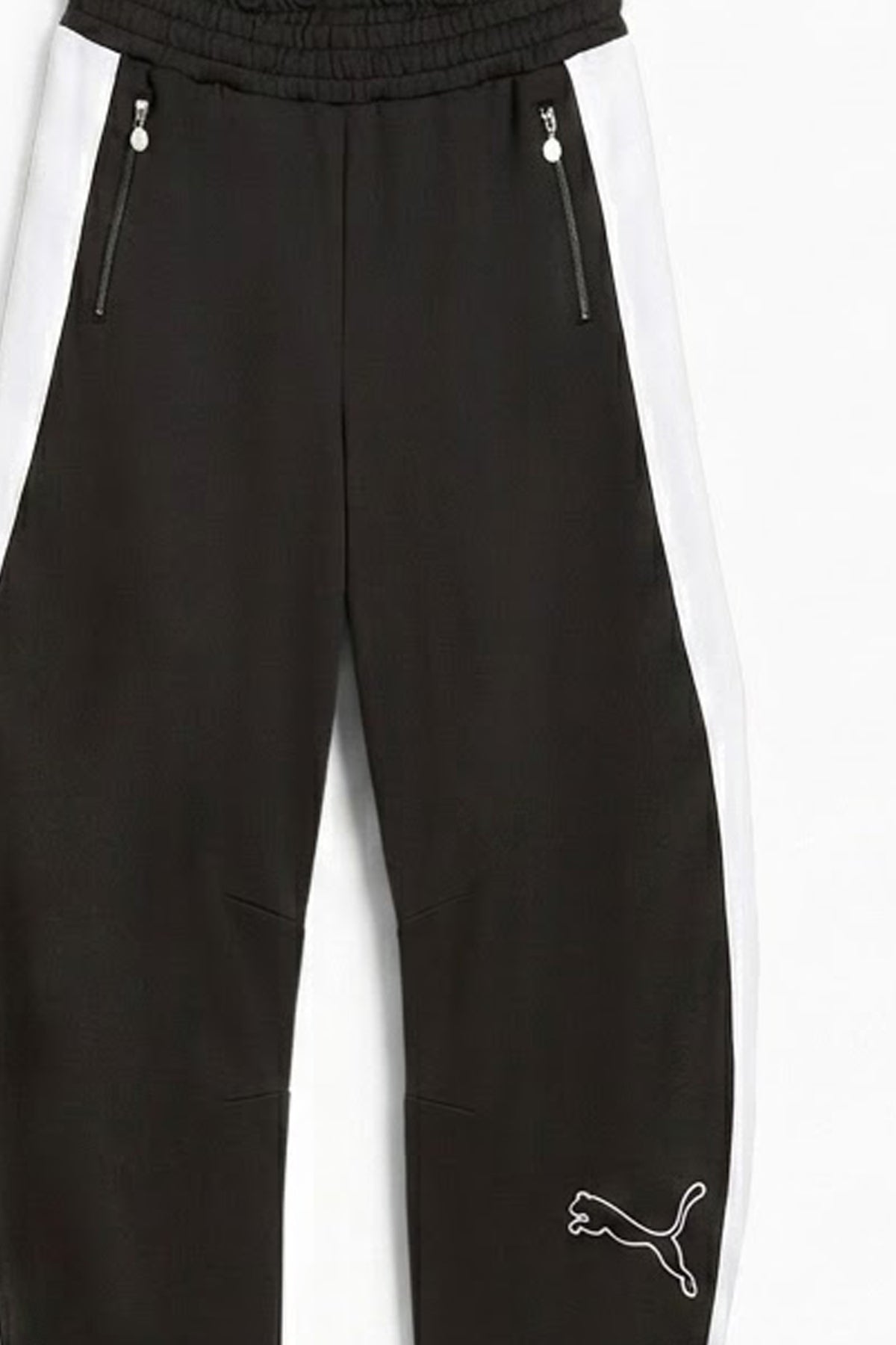 PUMA T7 RELAXED BARREL LOVE OF THE CAT TRACK PANTS en color NEGRO (3)