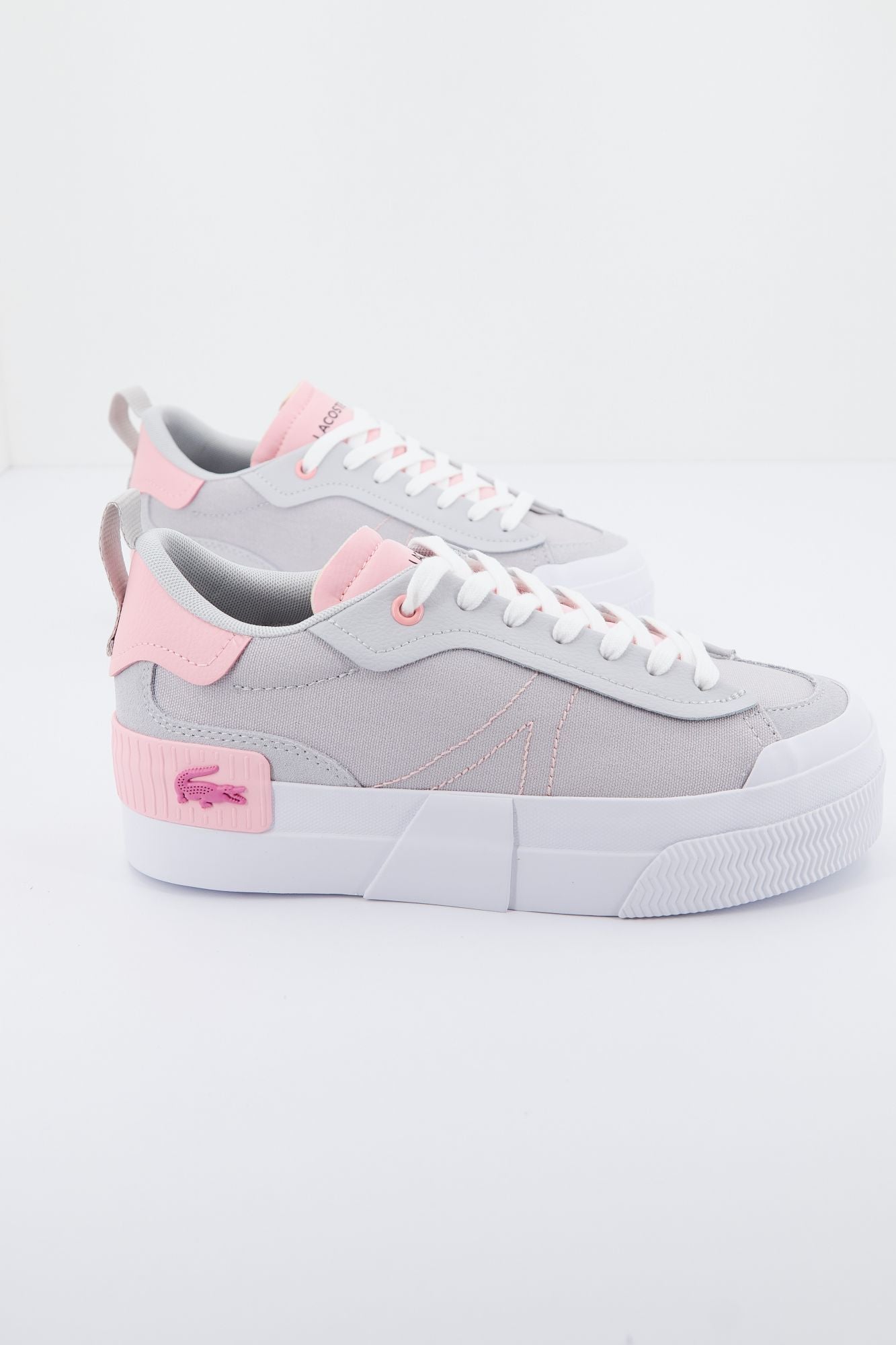 LACOSTE L004 PLATFORM 123 en color GRIS (2)