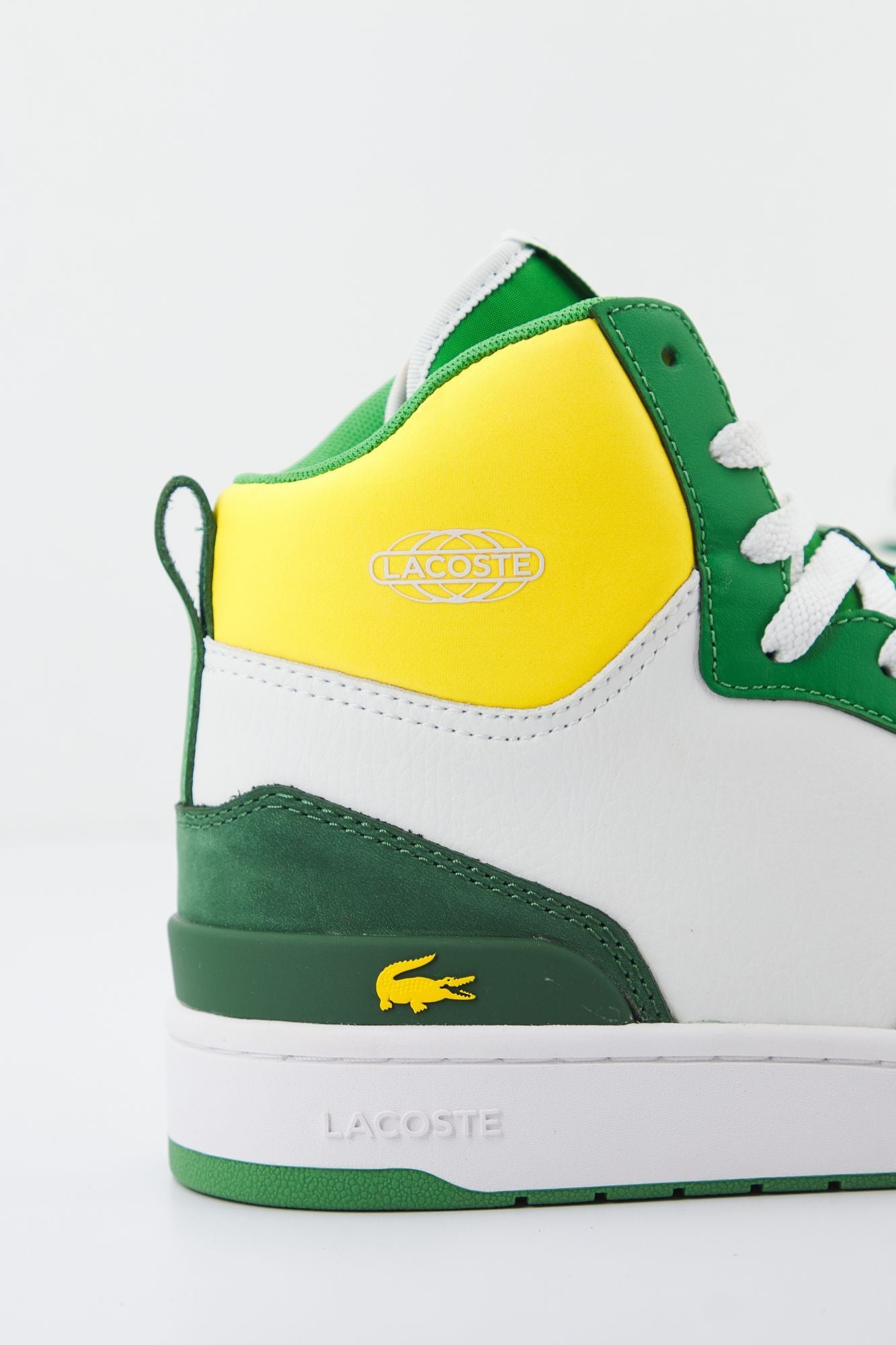 LACOSTE L001 MID 123 1 SMA en color VERDE (4)