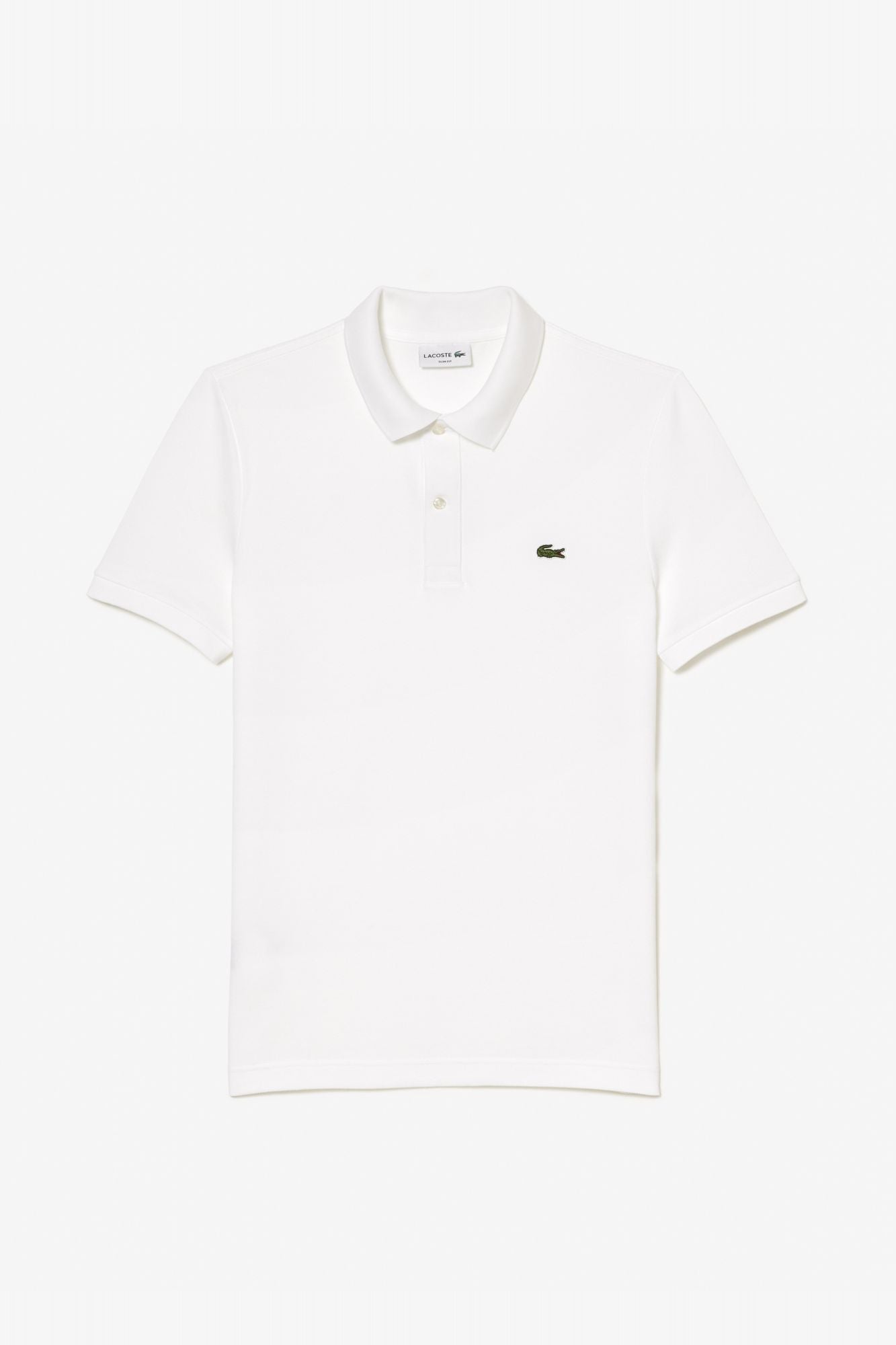 LACOSTE L1212 SHORT SLEEVED RIBBED COLLAR S en color BLANCO (2)