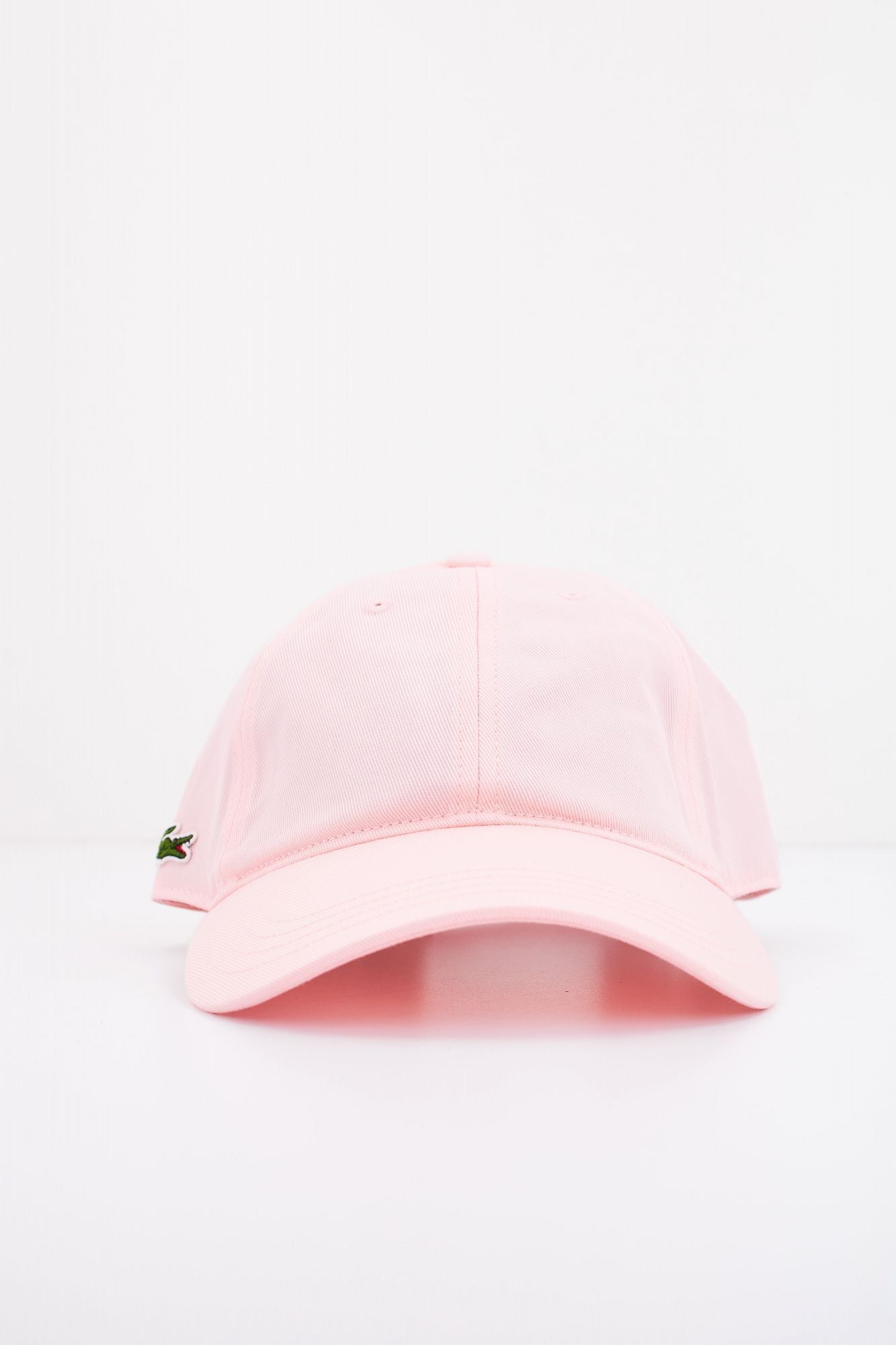 LACOSTE ORGANIC COTTON TWILL CAP en color ROSA (1)