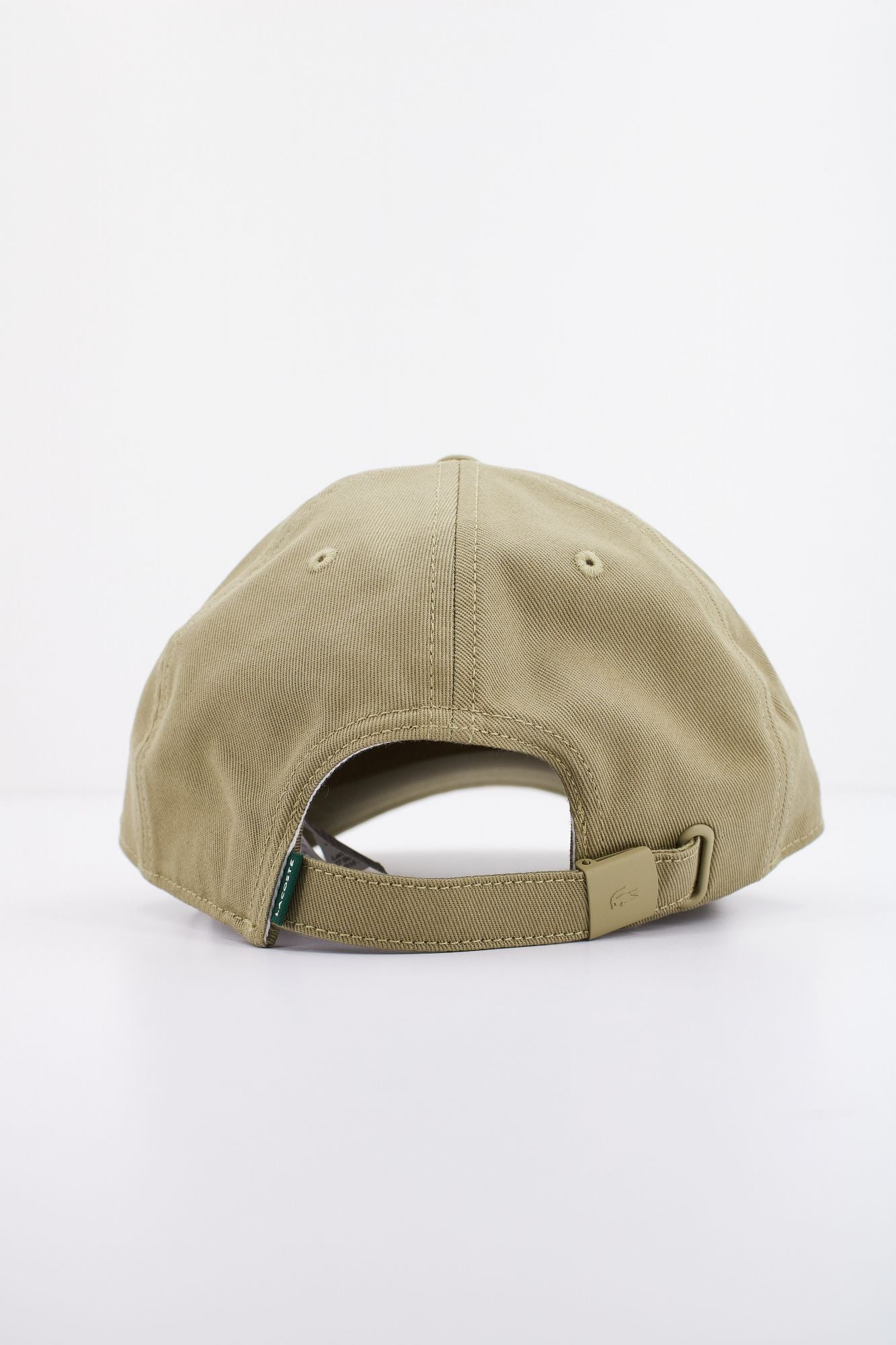 LACOSTE ORGANIC COTTON TWILL CAP en color VERDE (3)