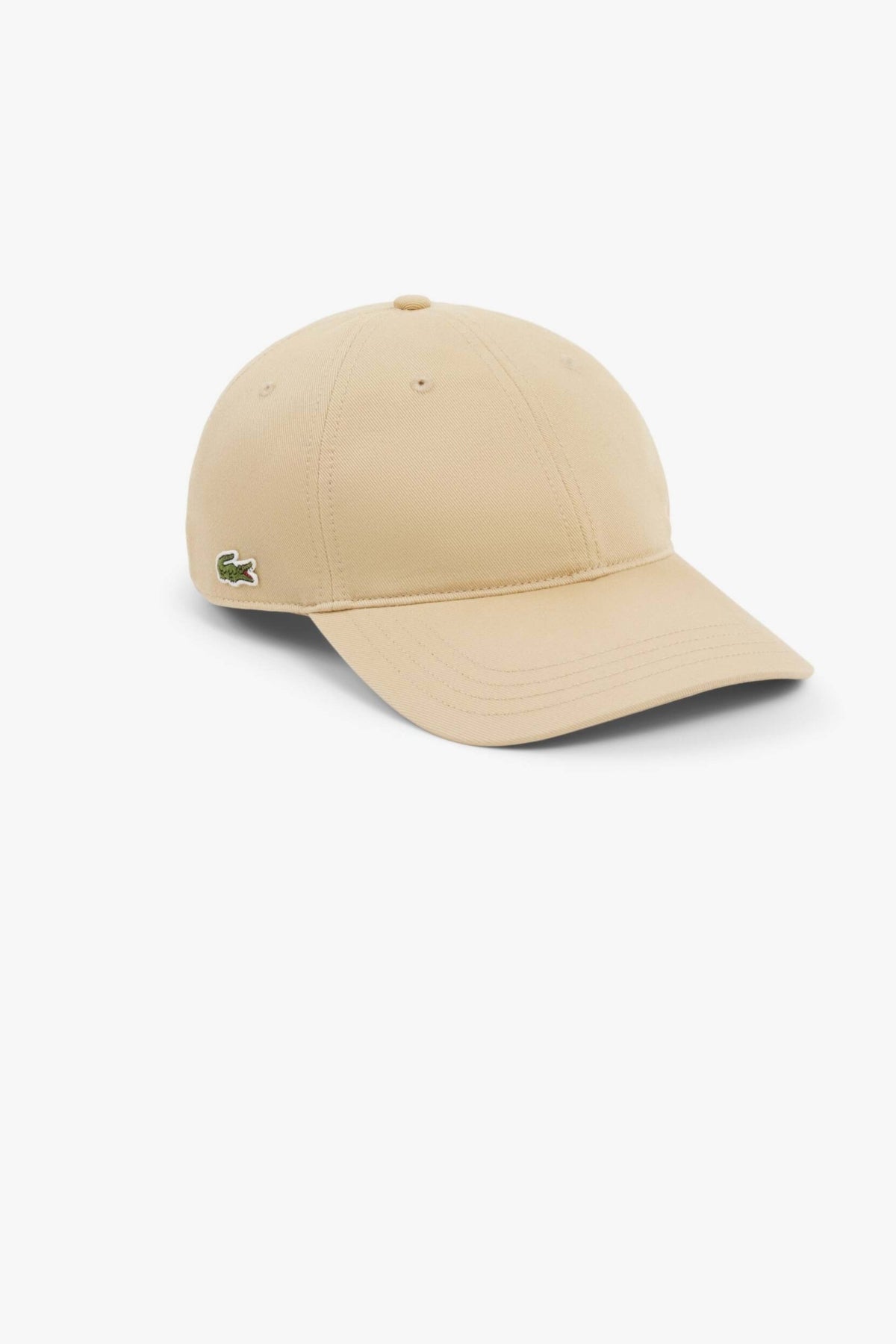 LACOSTE ORGANIC COTTON TWILL CAP en color BEIS (1)