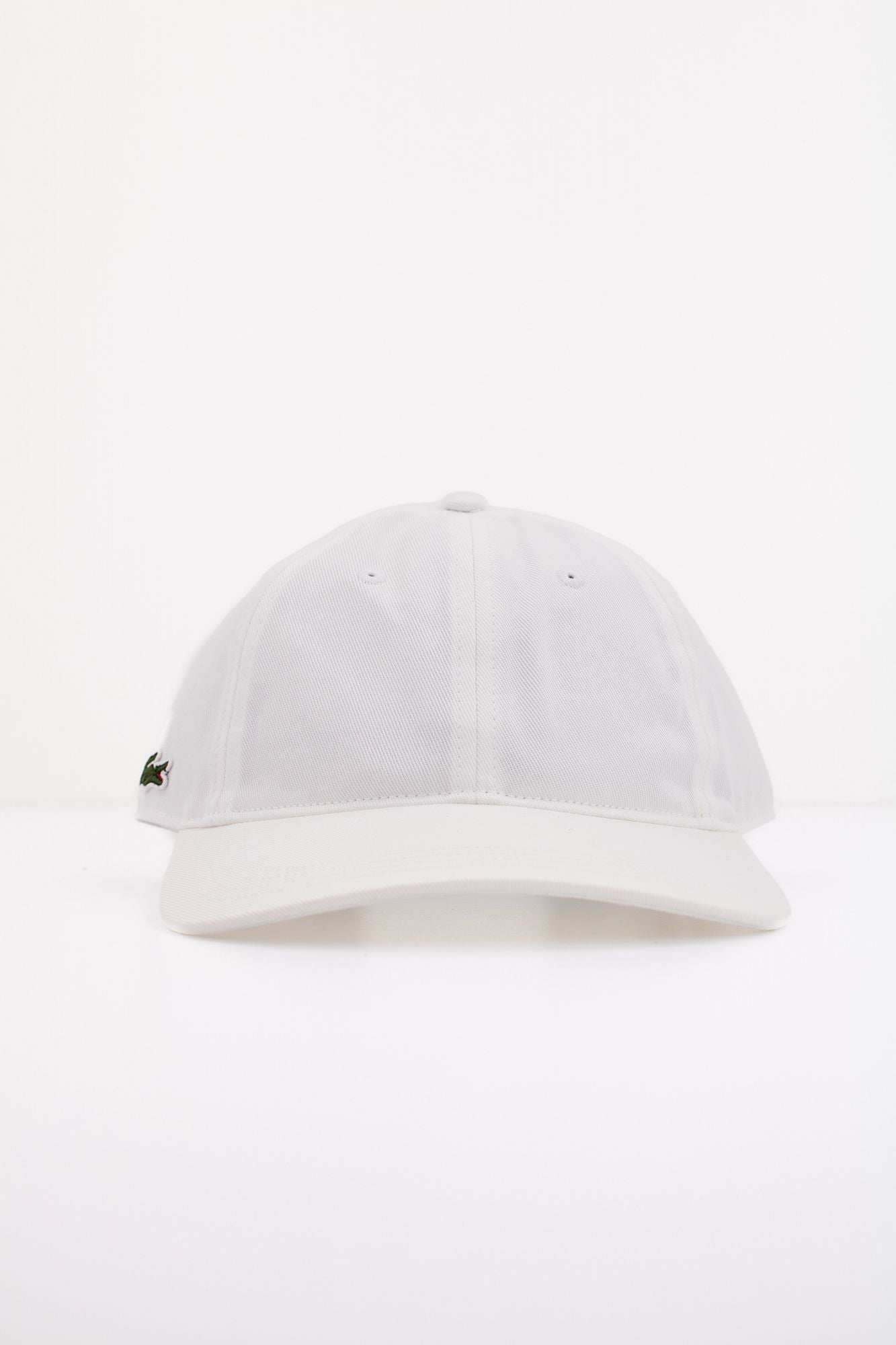 LACOSTE ORGANIC COTTON TWILL CAP en color BLANCO (1)