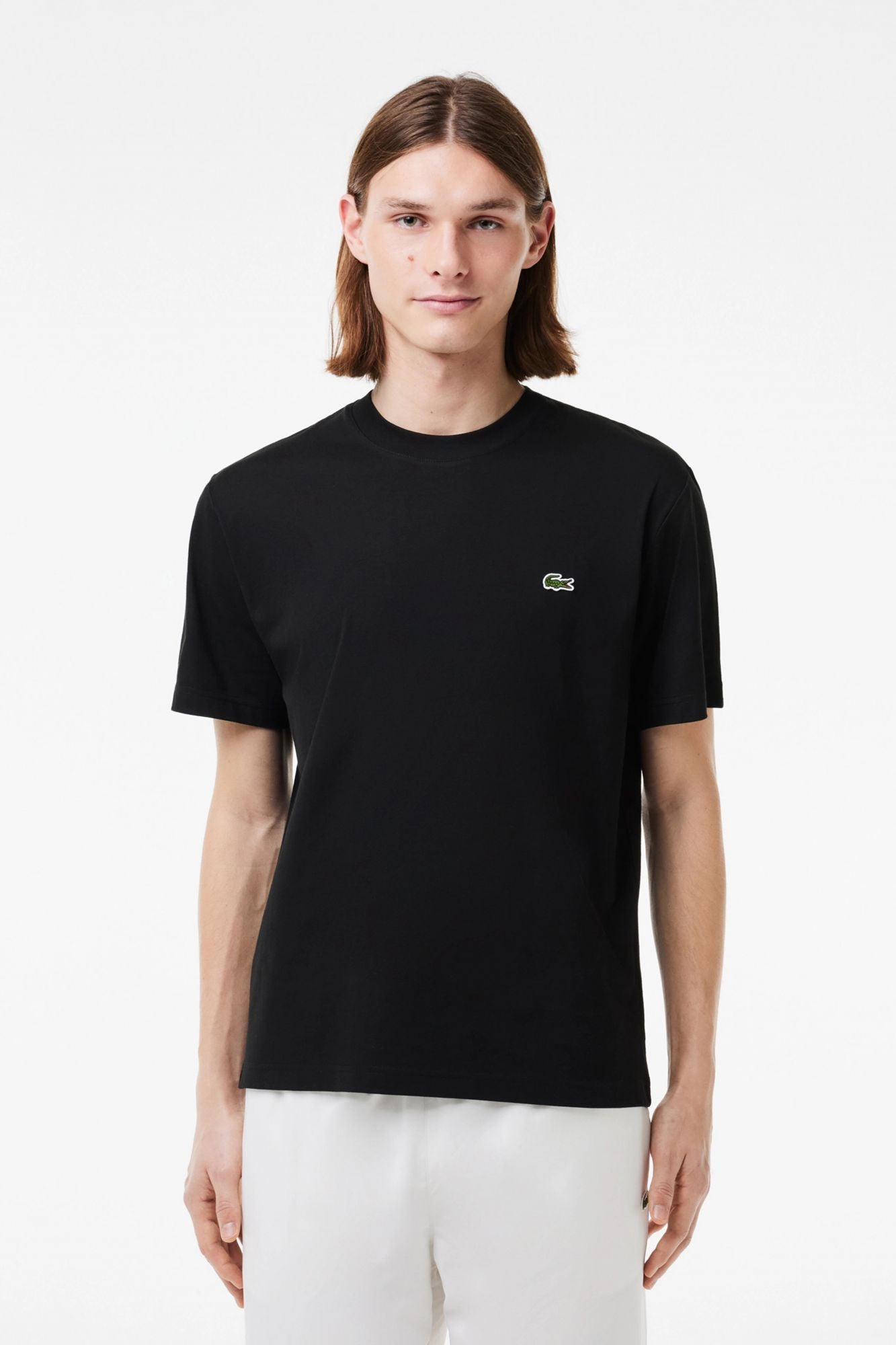 LACOSTE TH7318 TEE-SHIRT en color NEGRO (1)