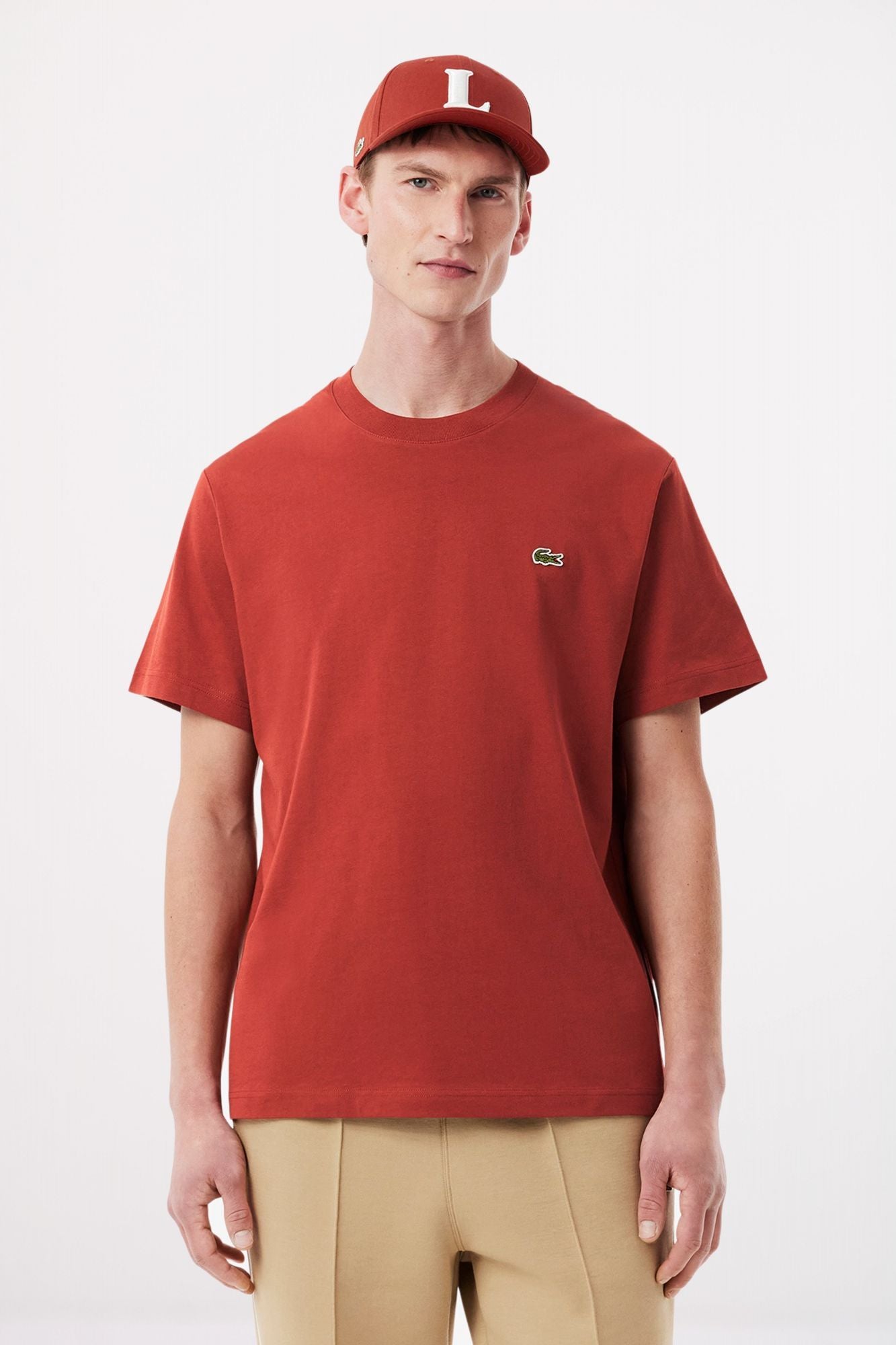 LACOSTE TEE-SHIRT en color NARANJA (1)