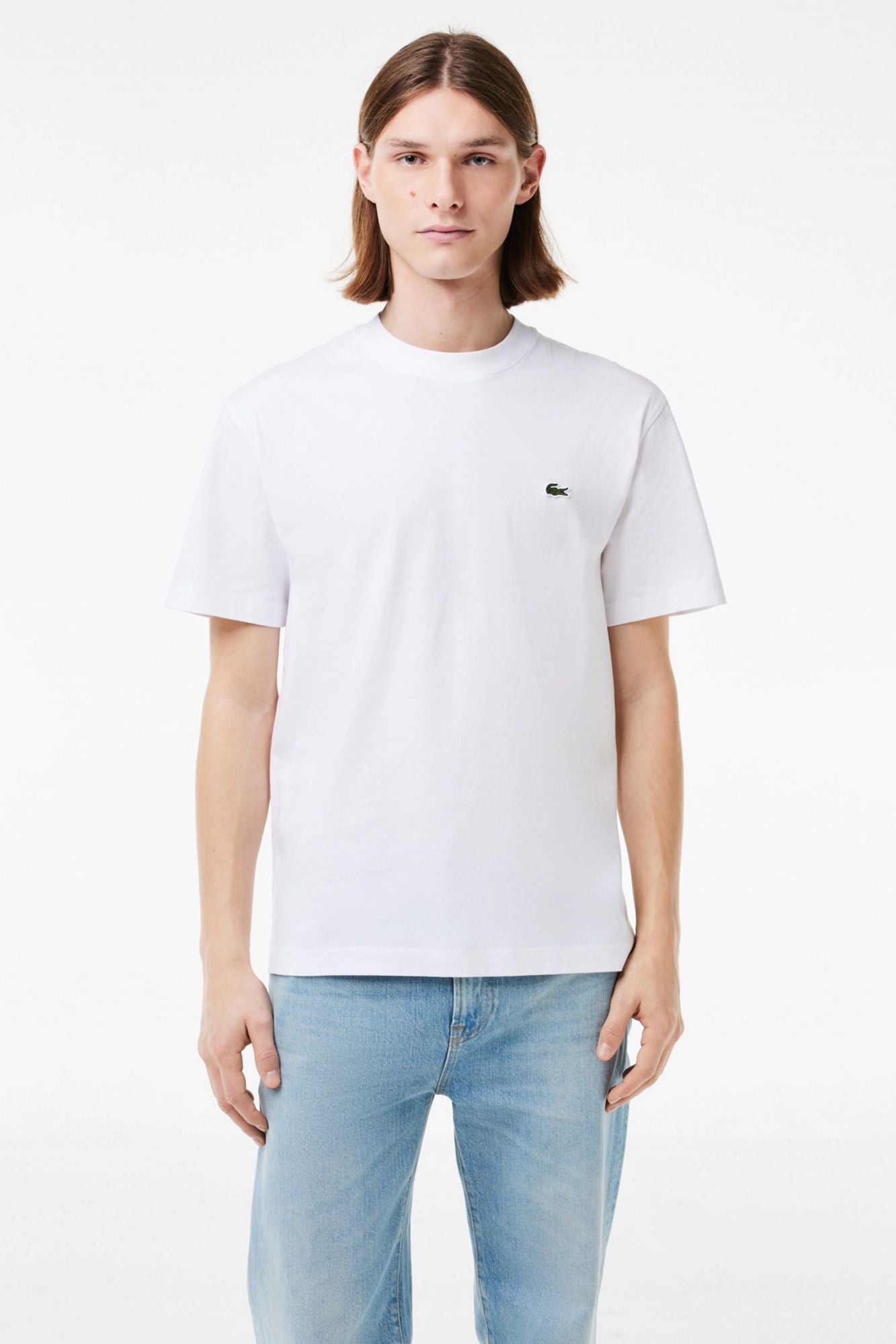 LACOSTE TH7318 TEE-SHIRT en color BLANCO (1)