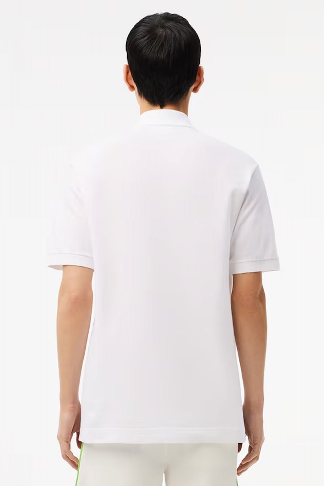 LACOSTE SLEEVED RIBBED COLLAR en color AZUL (3)