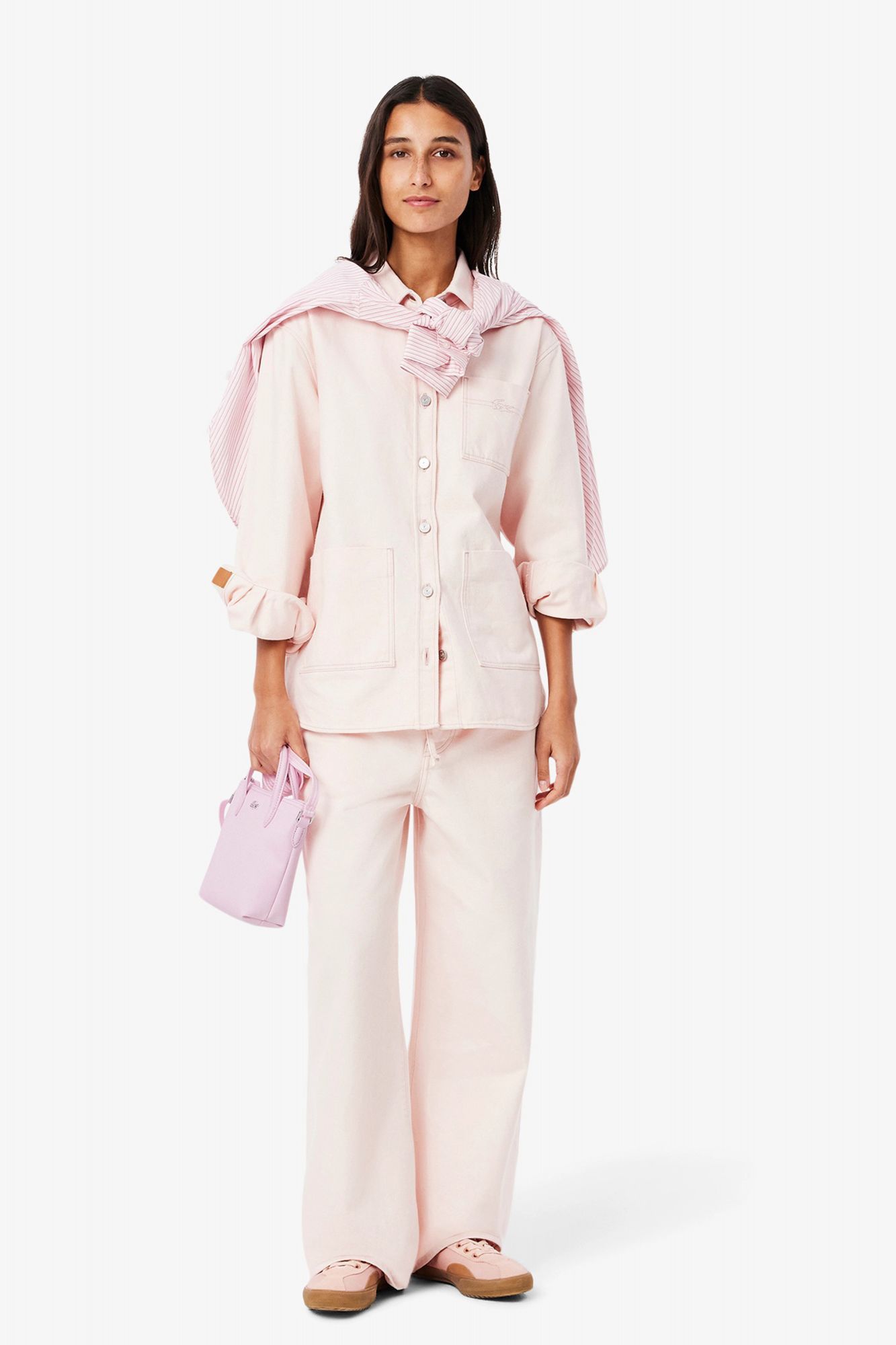 LACOSTE CONCEPT TOTE MIN en color ROSA (4)