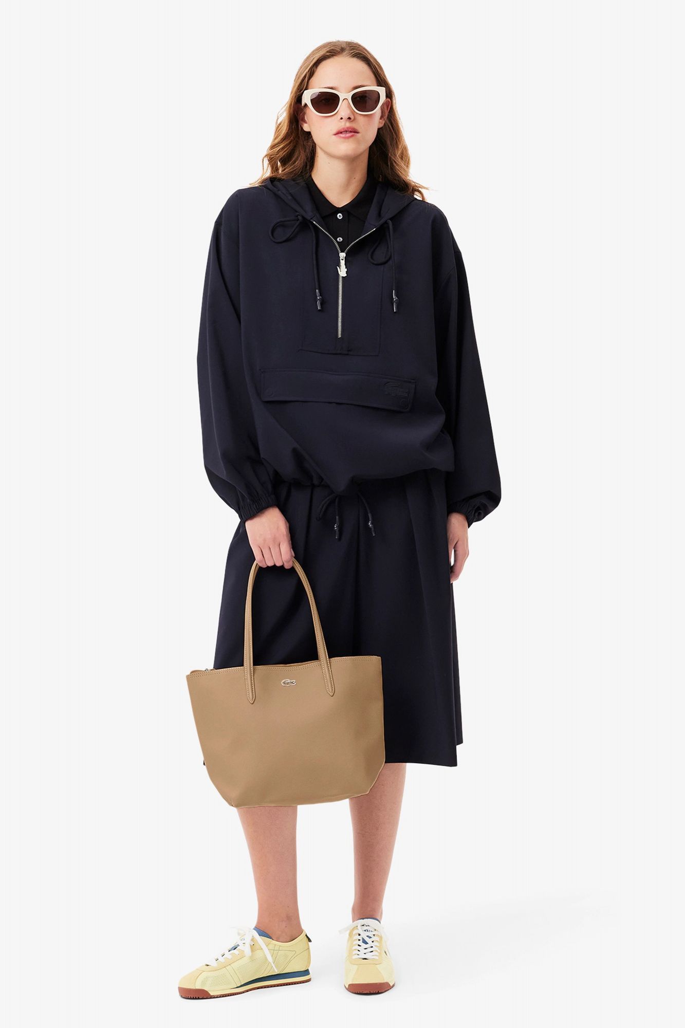 LACOSTE L.12.12 CONCEPT SMALL SHOP en color MARRON CLARO (4)