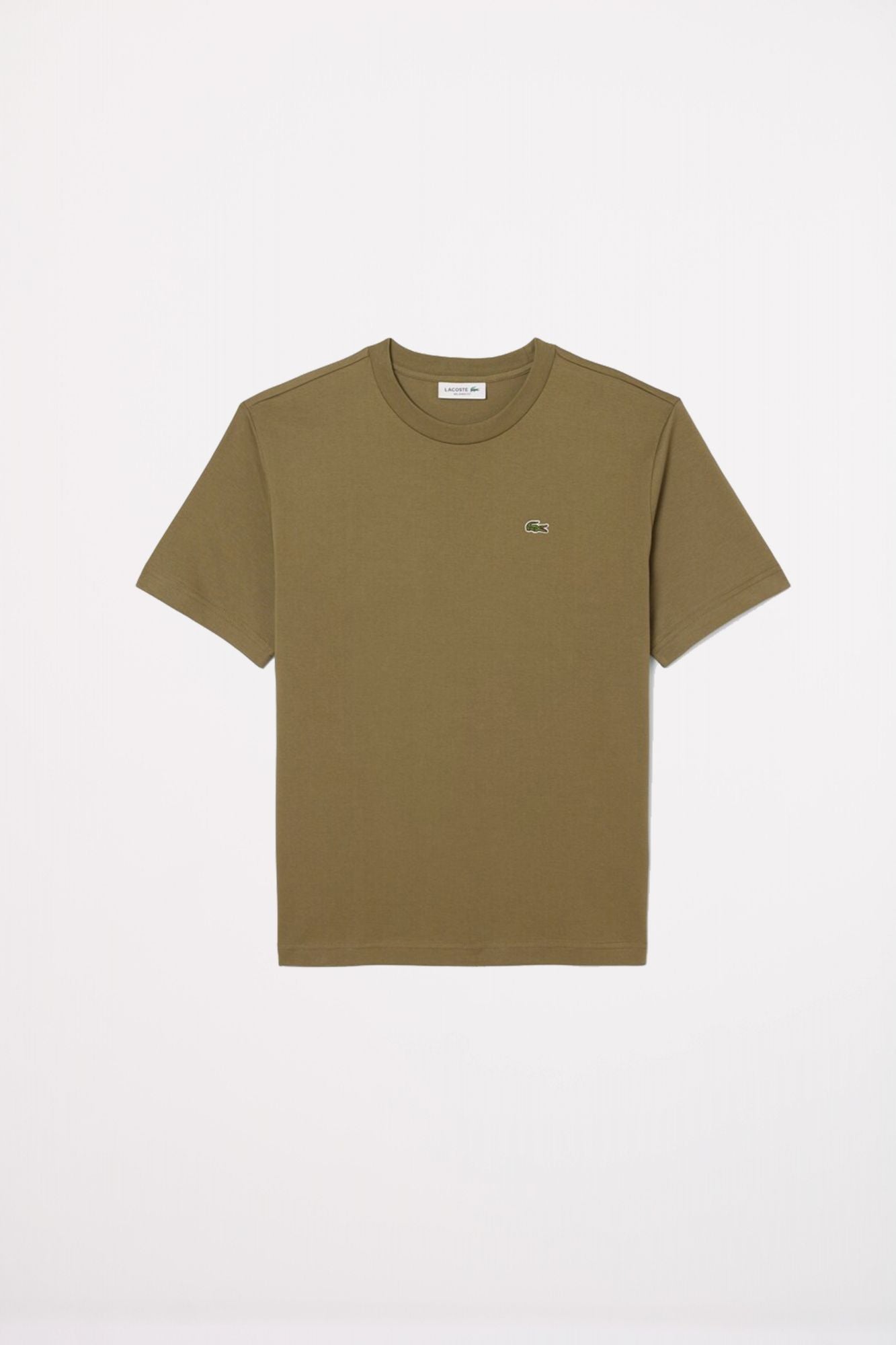 LACOSTE RELAXED FIT SOFT COTTON T-SHIRT en color VERDE (2)